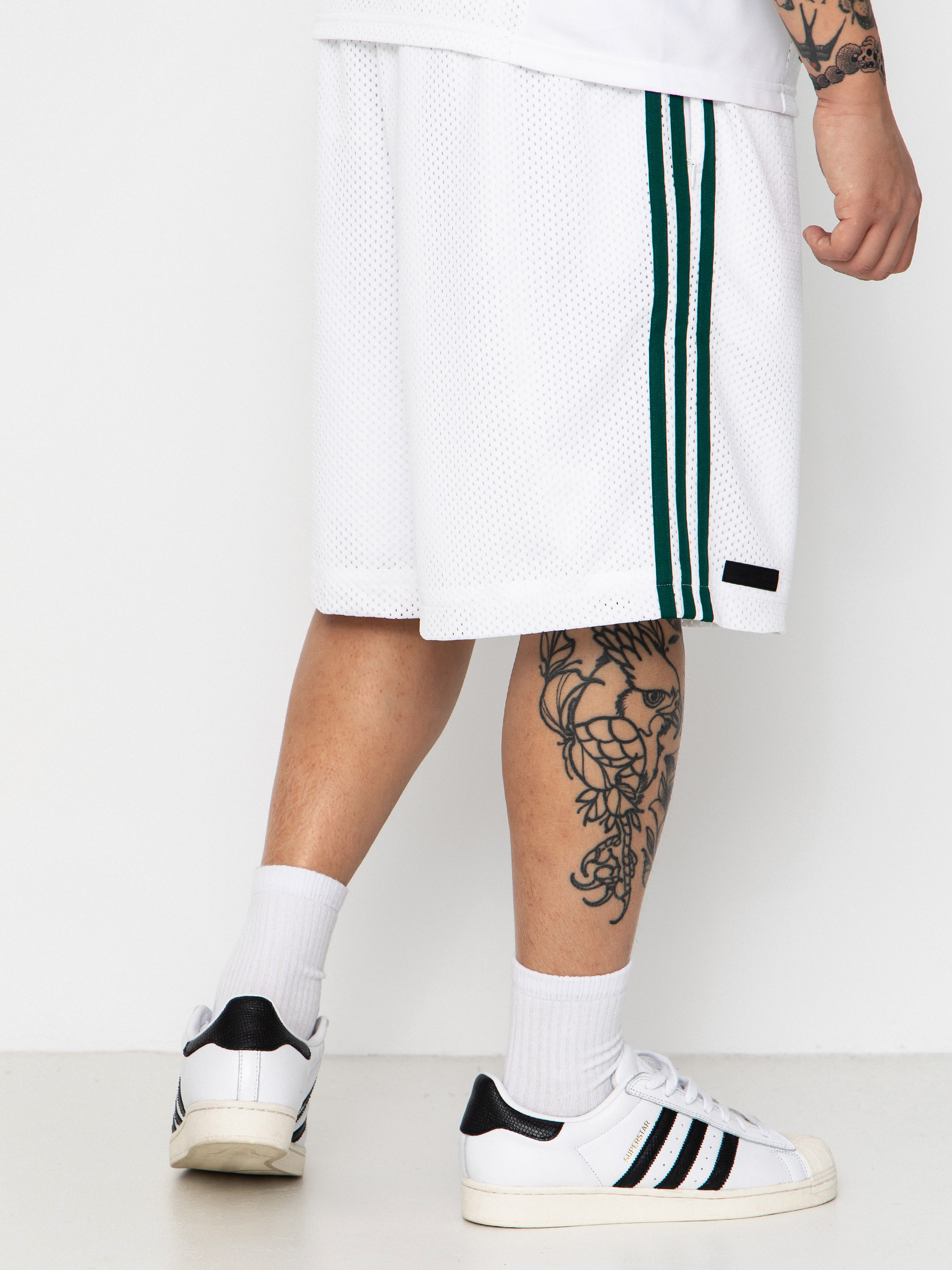 Szorty adidas Tyshawn B (white/magold/cgreen)