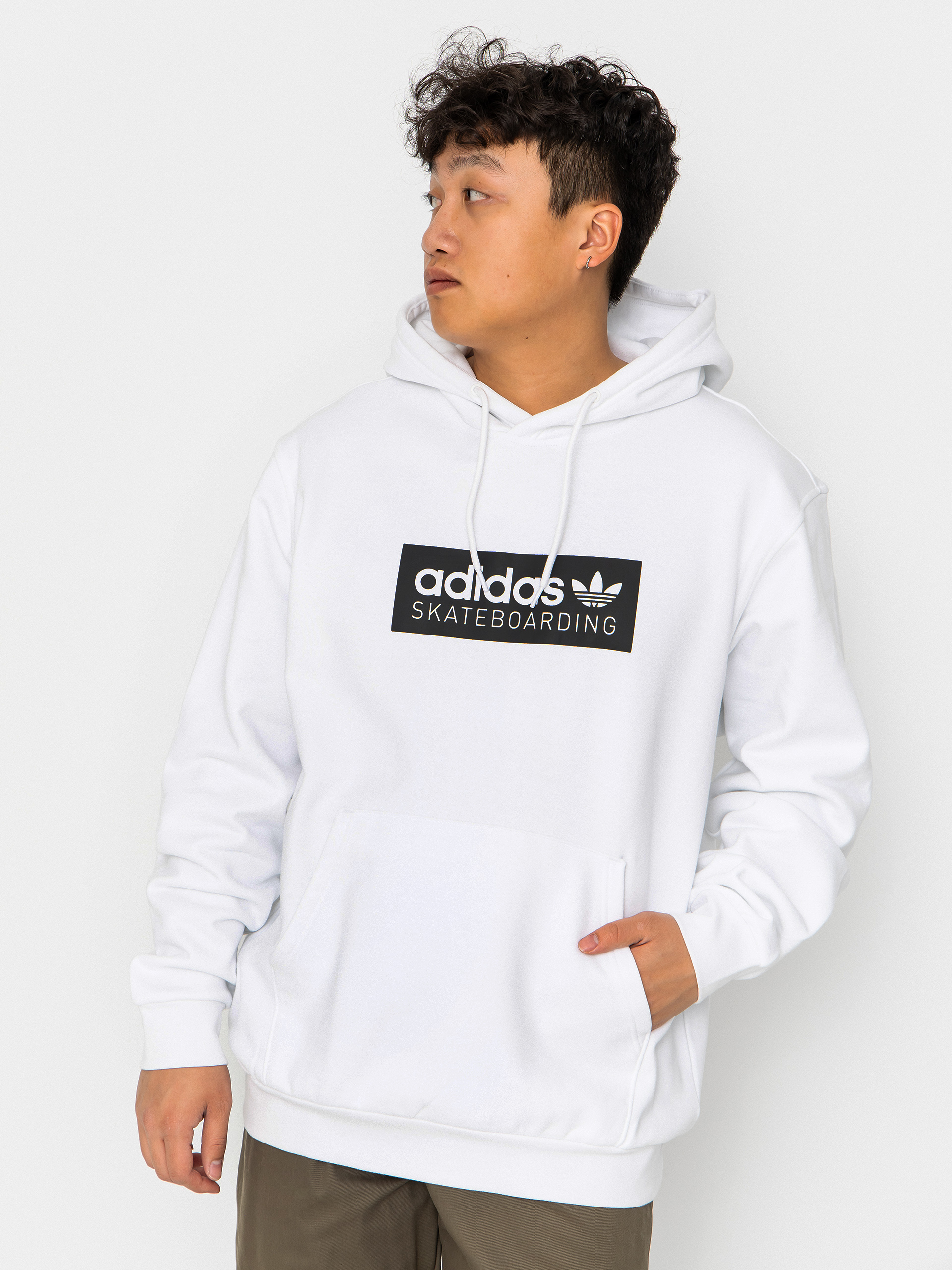 Bluza z kapturem adidas Skt Logo HD (white)