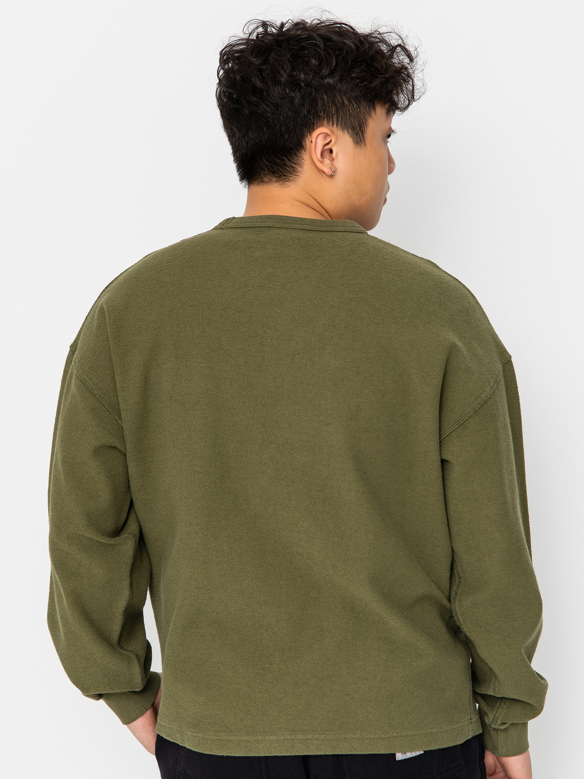 Sweter Polar Skate Reversed (army green)