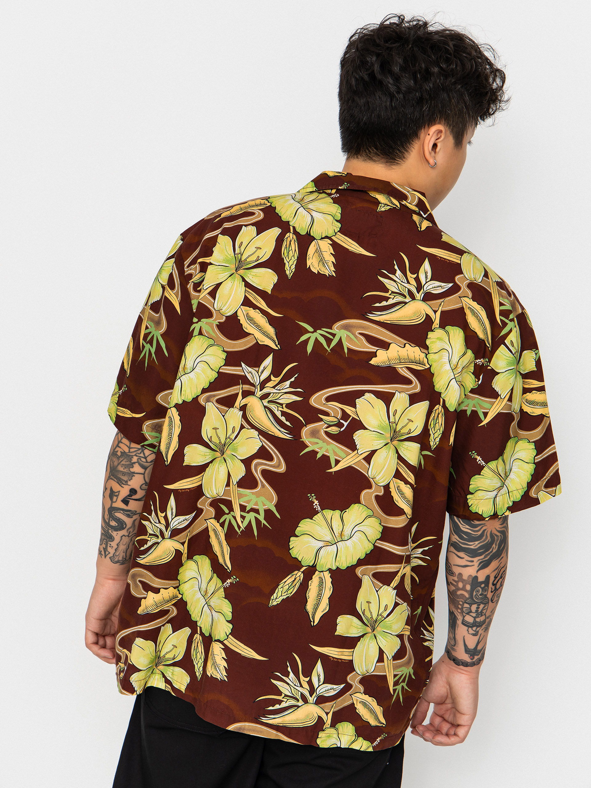 Koszula Deus Ex Machina Broadus (brown)