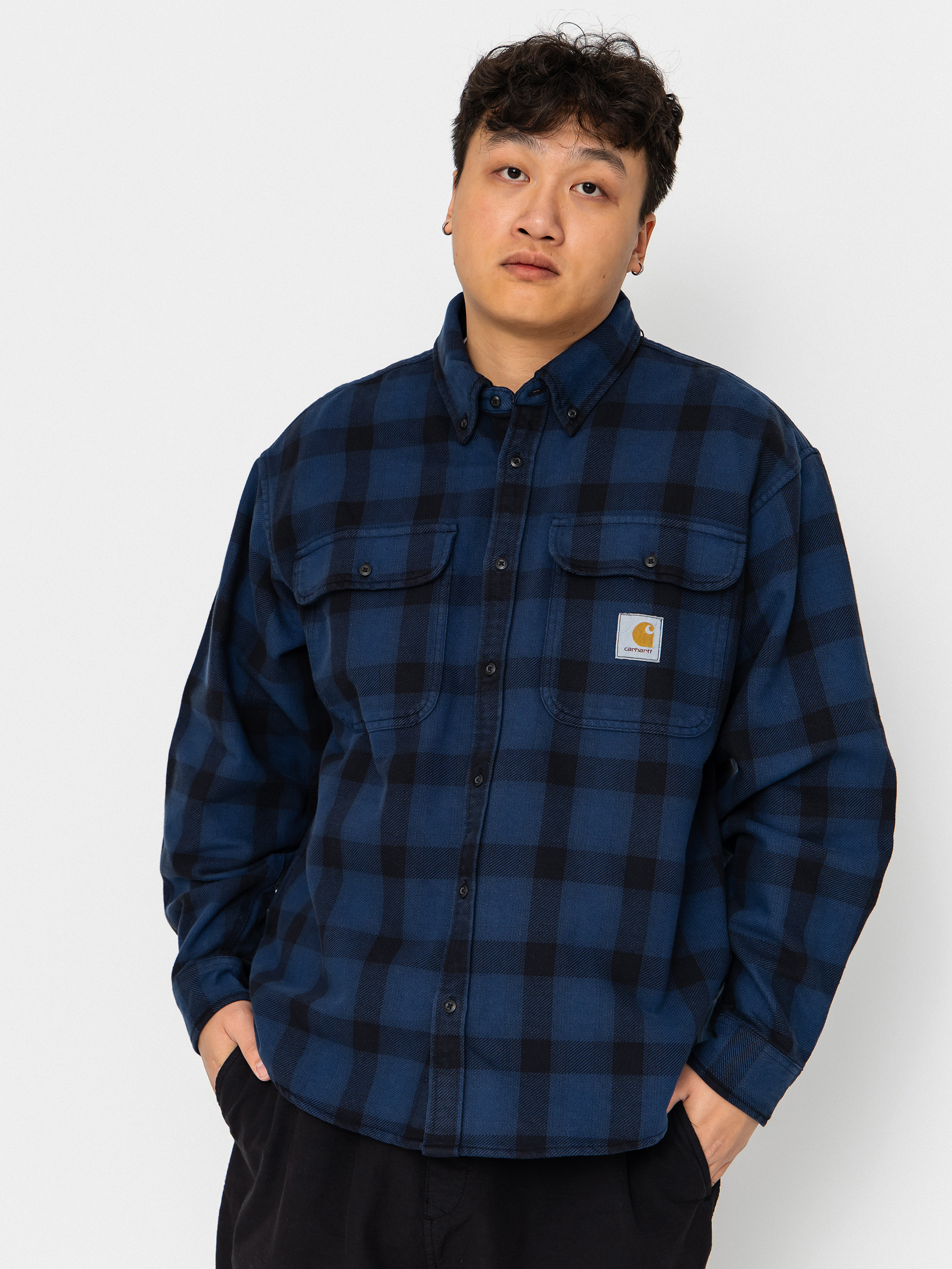 Koszula Carhartt WIP Edmands (edmands check/natural/jupiter)