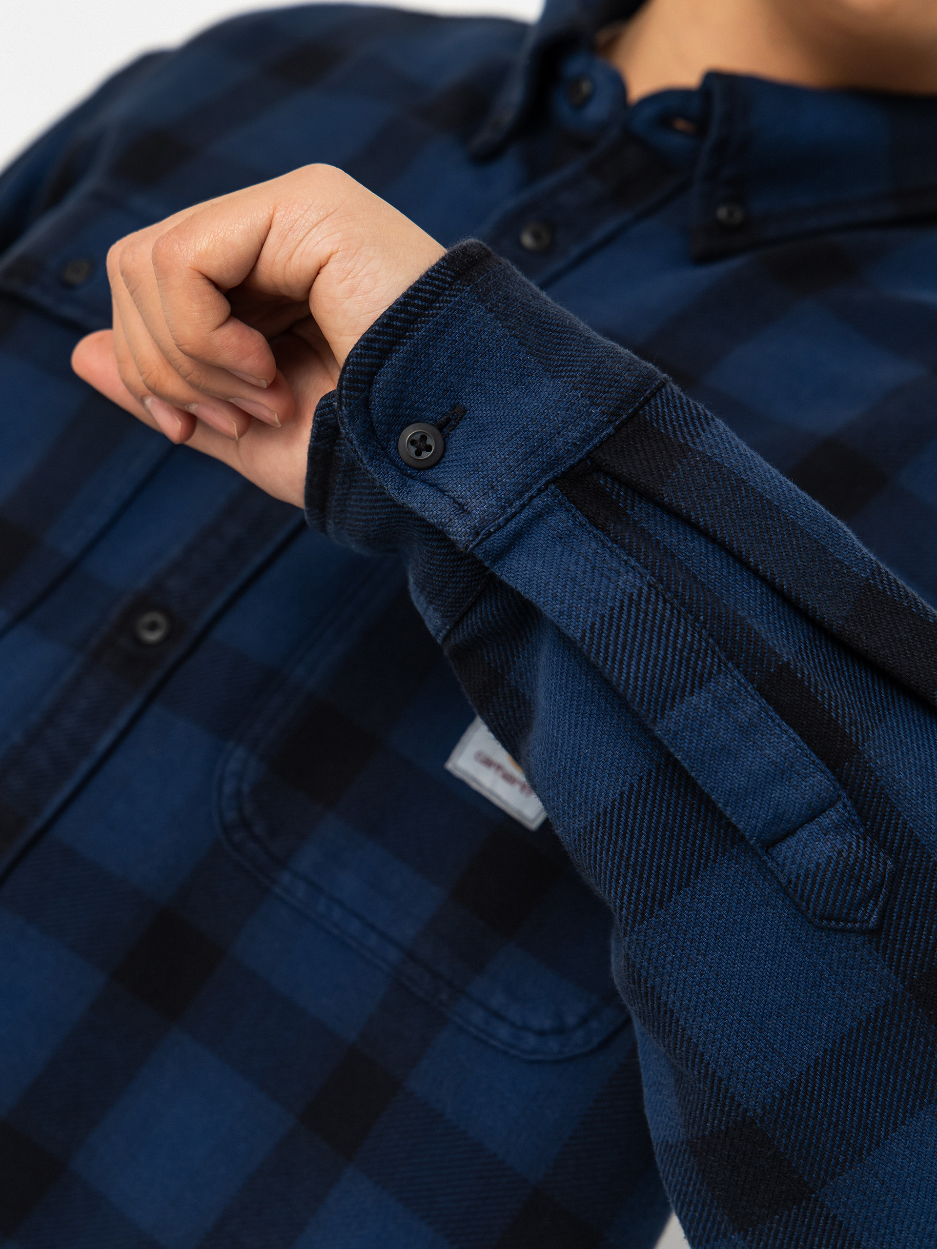 Koszula Carhartt WIP Edmands (edmands check/natural/jupiter)