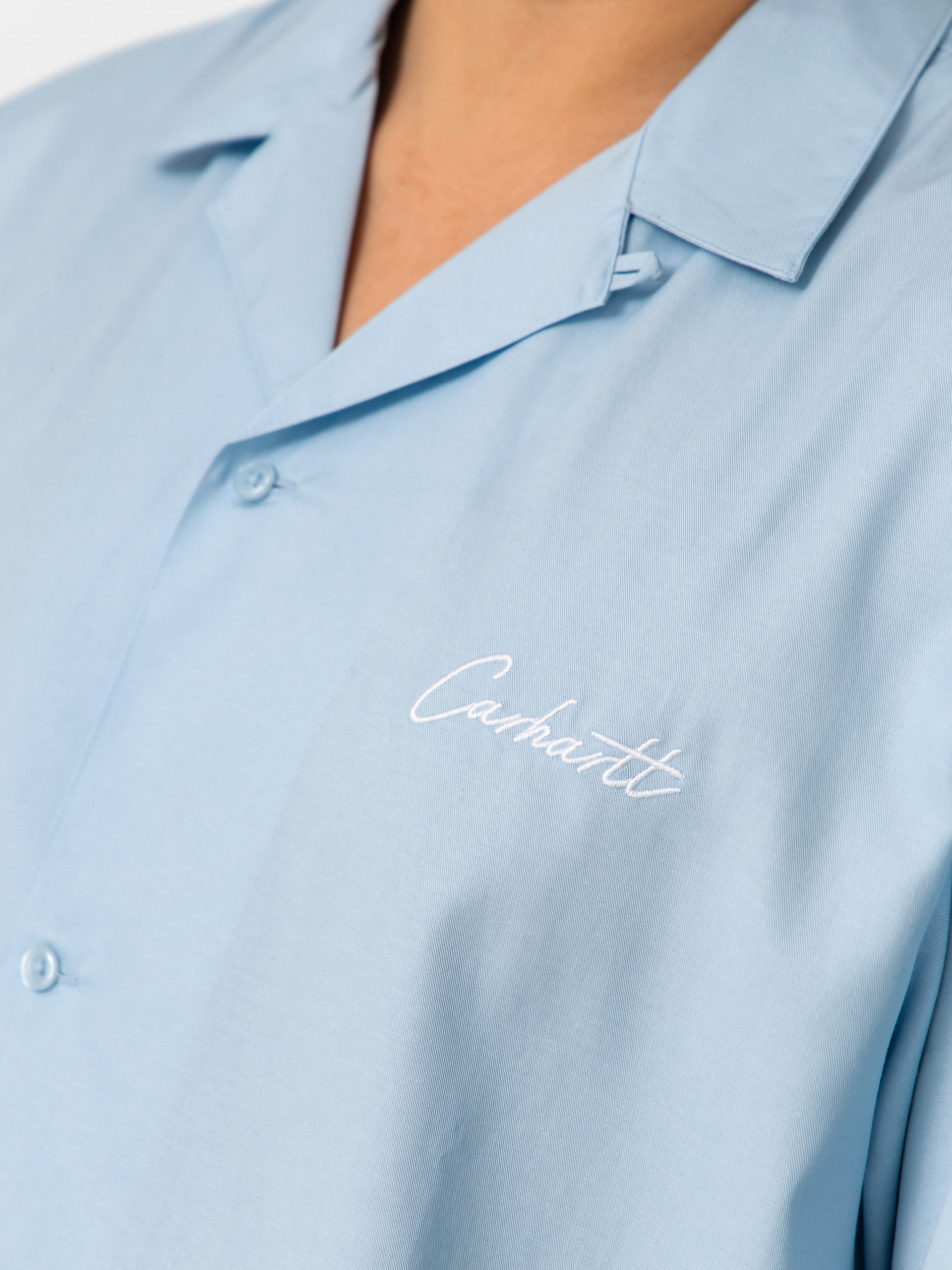 Koszula Carhartt WIP Delray (icaria/white)