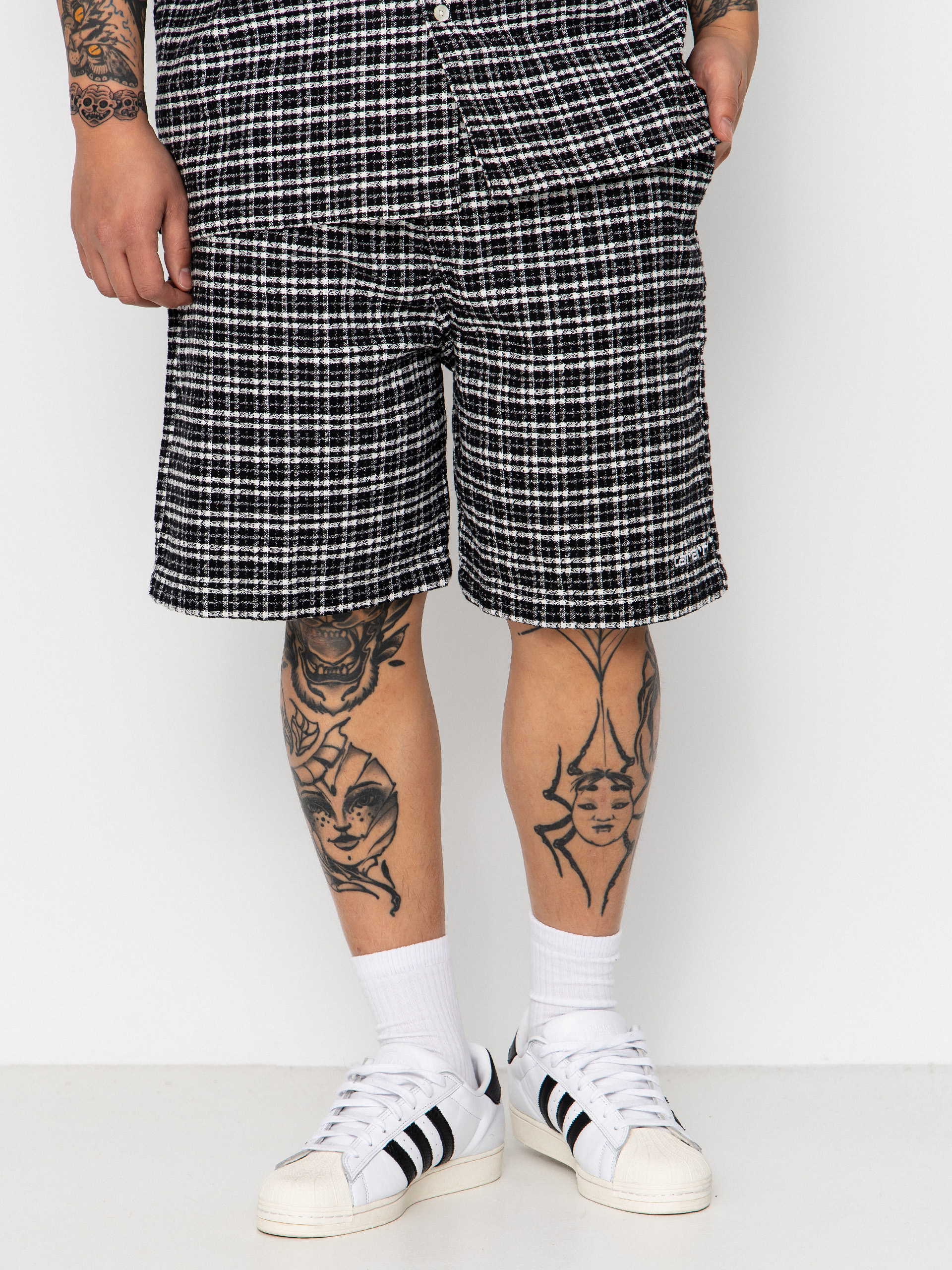Szorty Carhartt WIP Kander (kander check/black)