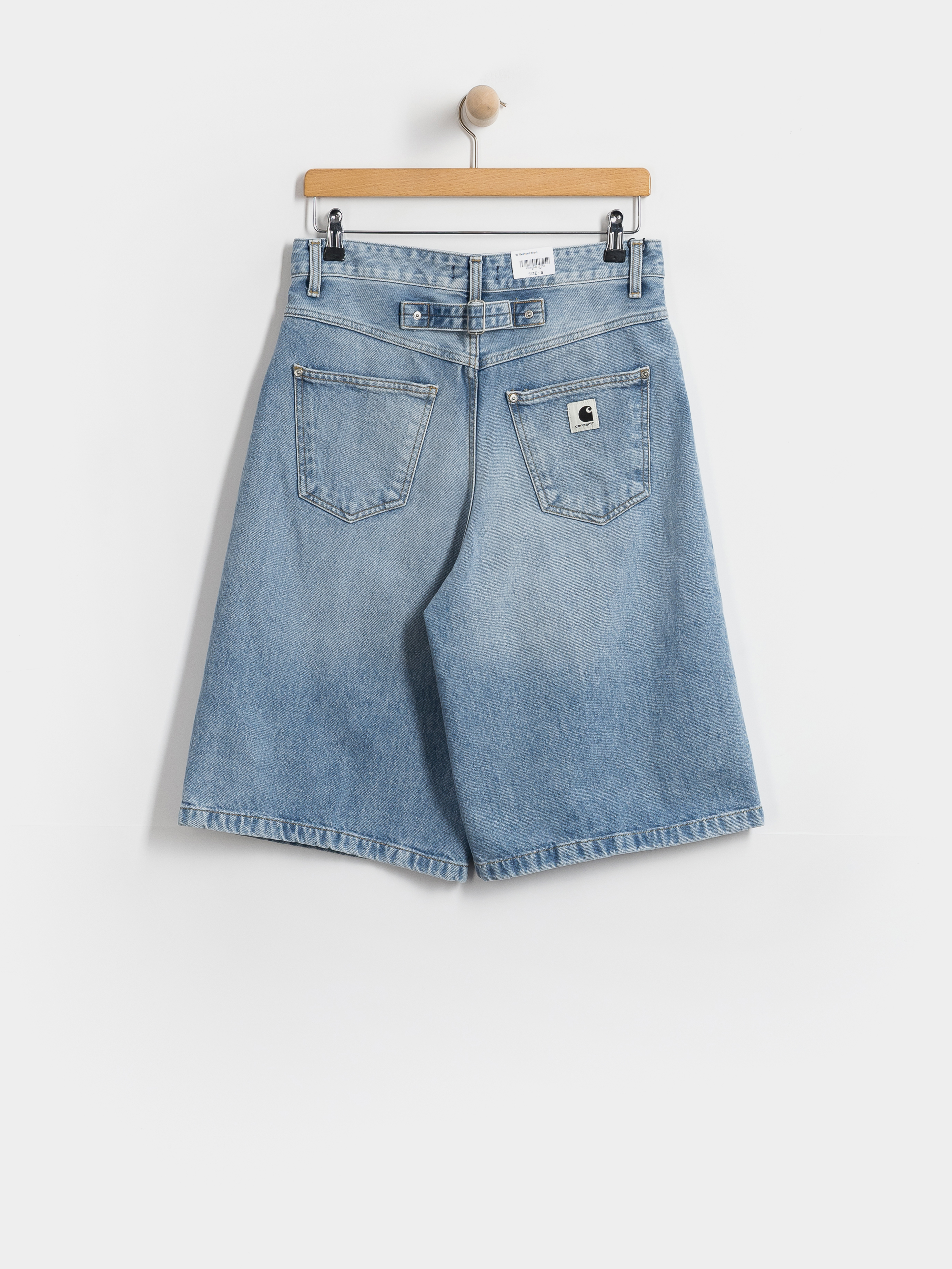 Szorty Carhartt WIP Belmont Wmn (blue heavy worn bleached)