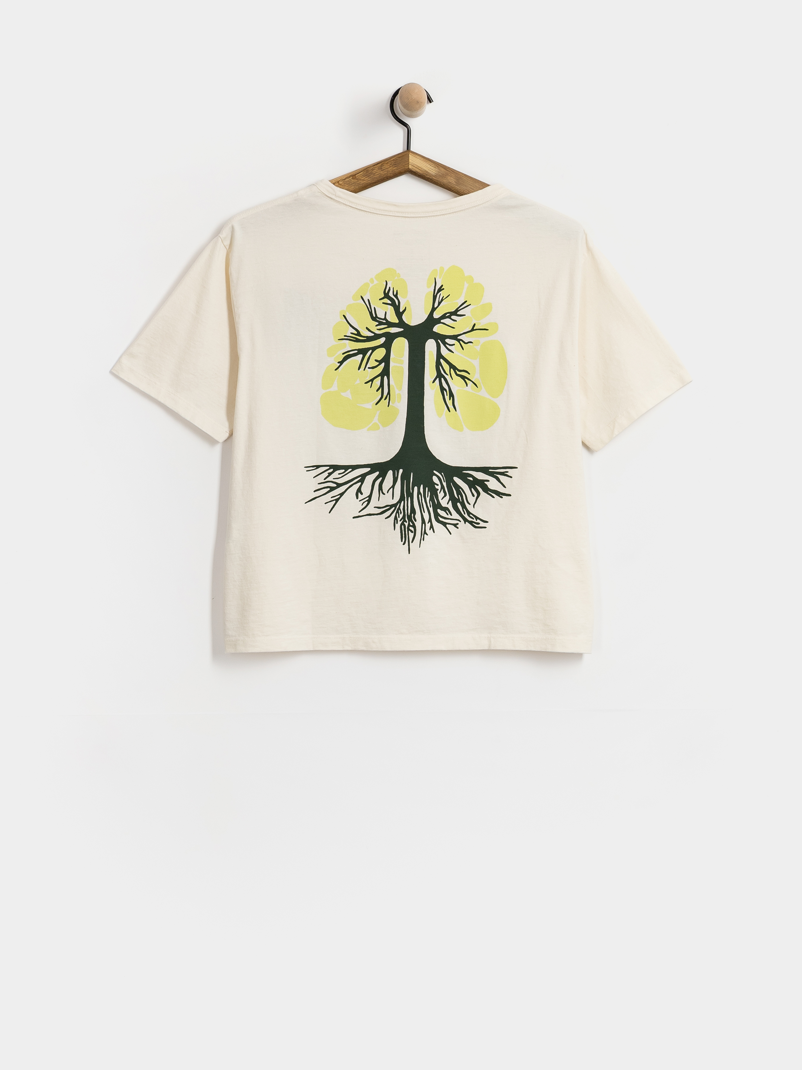 T-shirt Patagonia Run Like Roots Wmn (undyed natural)