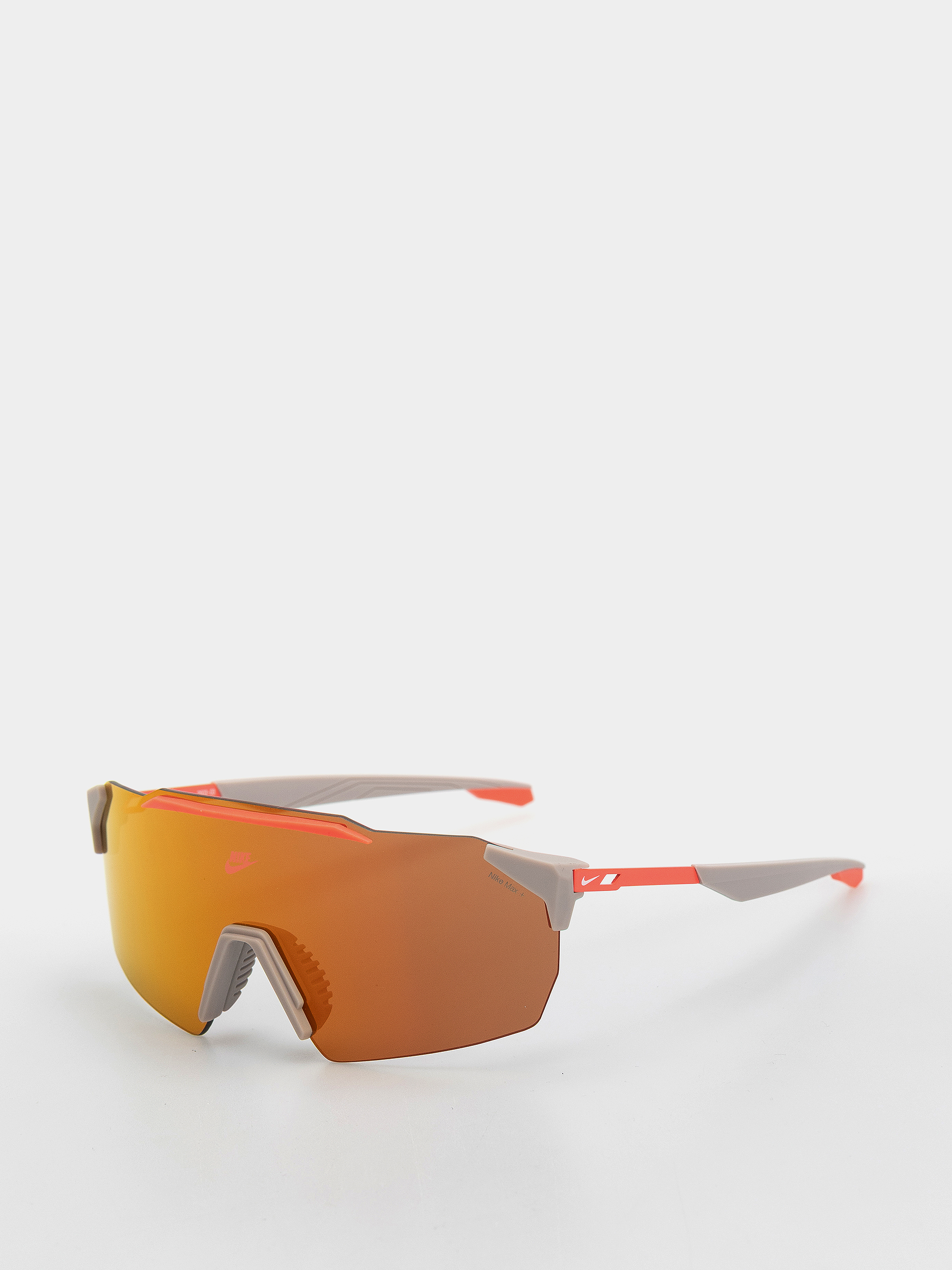 Okulary przeciwsu0142oneczne Nike Limitless Shield (college grey/orange mirror)