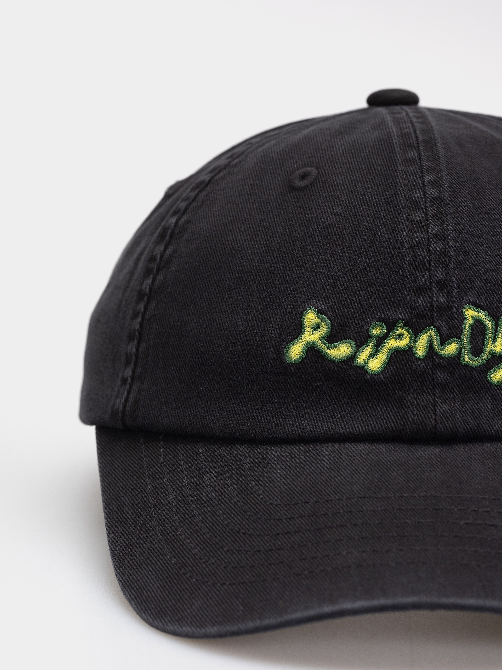 Czapka z daszkiem RipNDip Slime Dad Hat (black wash)