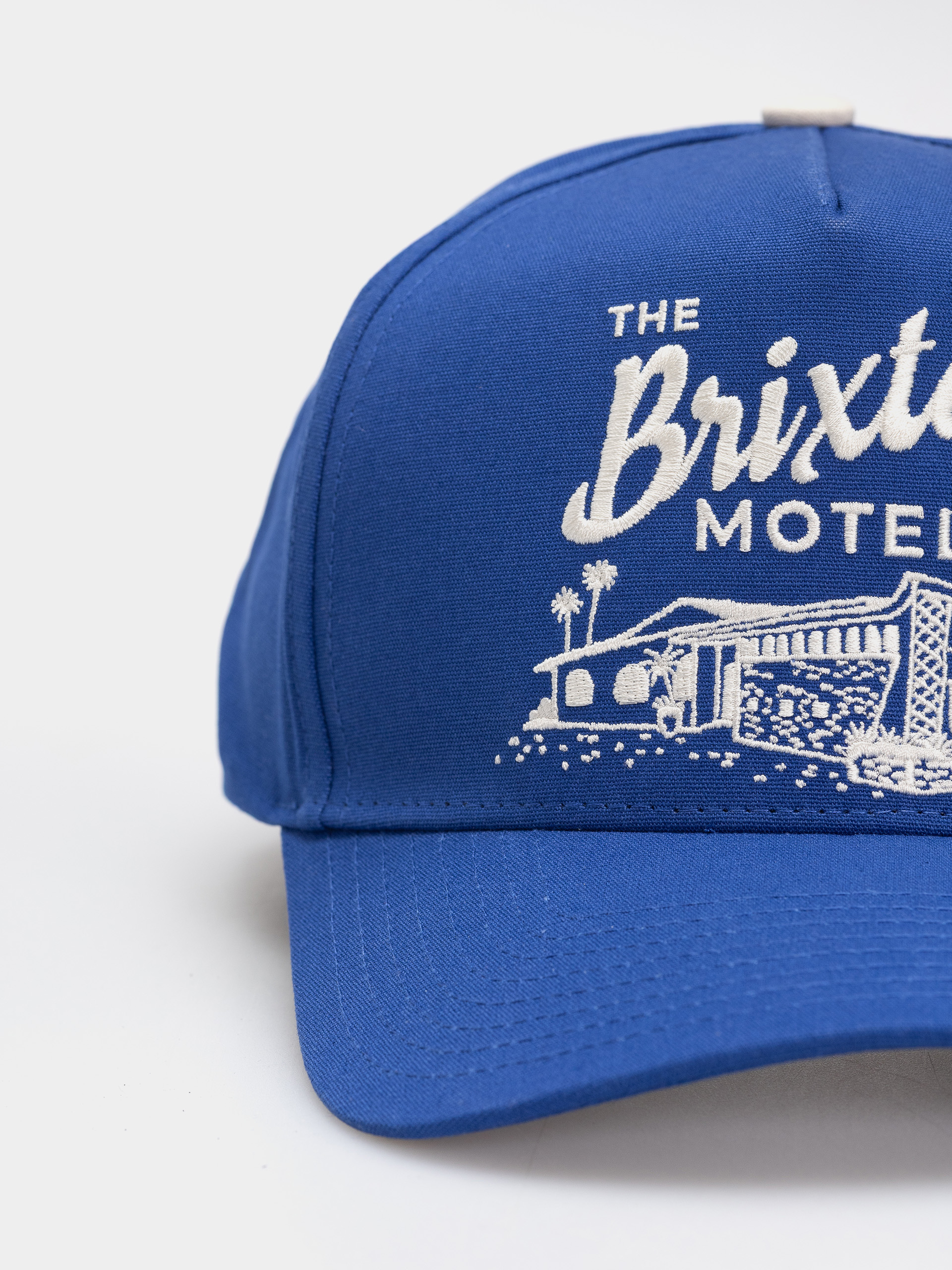 Czapka z daszkiem Brixton Brixton Motel C Np Hp Snapback (electric blue/off white)