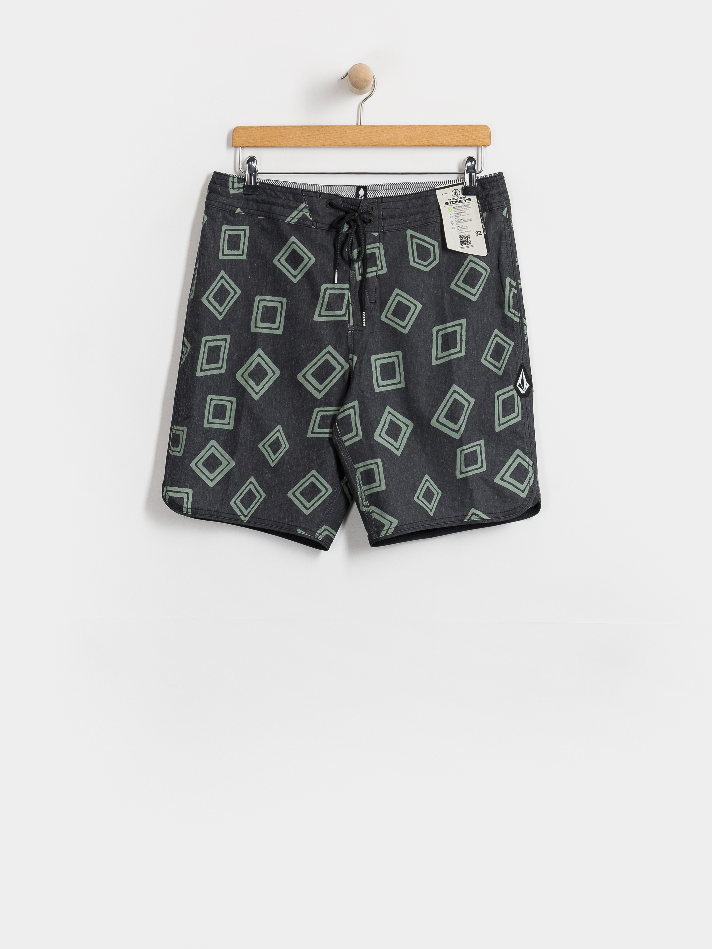 Boardshorty Volcom Contact Scallop Stoney 19 (black)