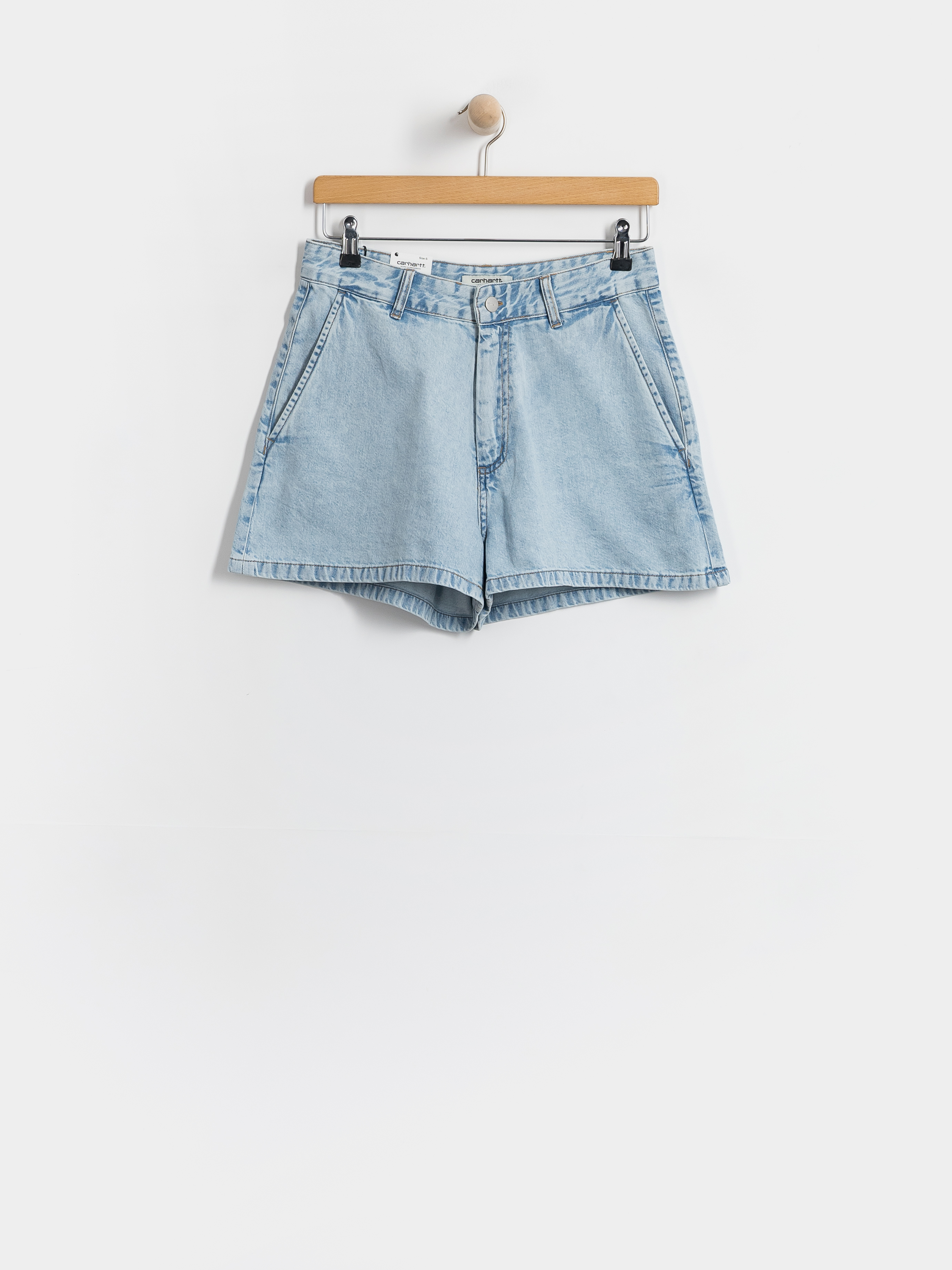 Szorty Carhartt WIP Lova Wmn (blue stone bleached)