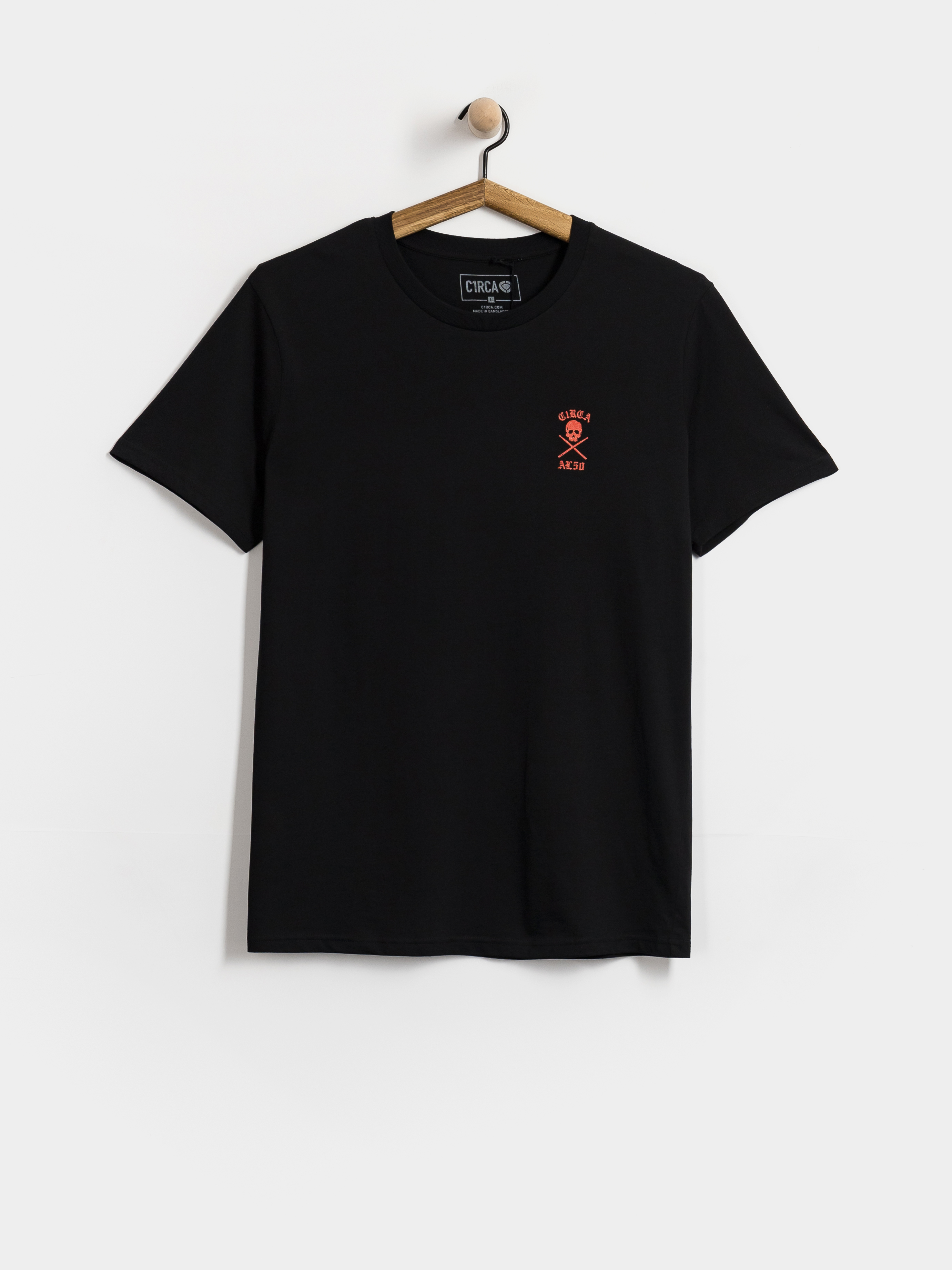 T-shirt Circa Al 50 Skull (black/red)