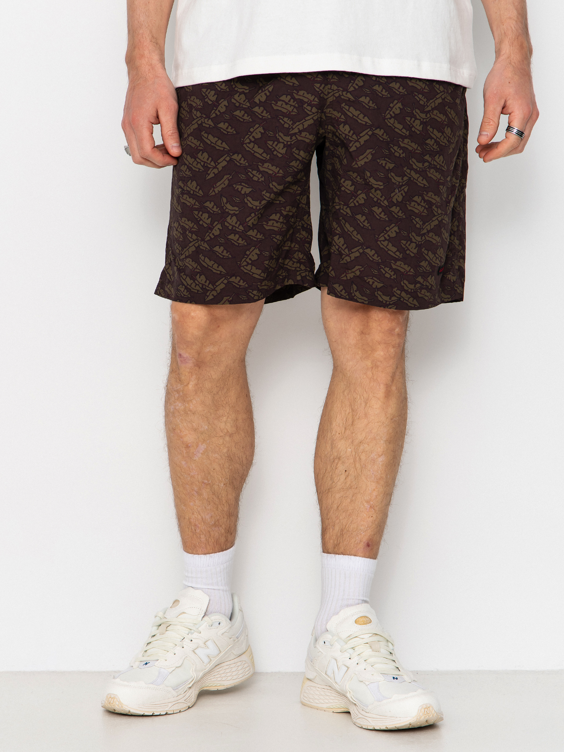 Szorty Gramicci Nylon Packable G-Short (brown leaf)