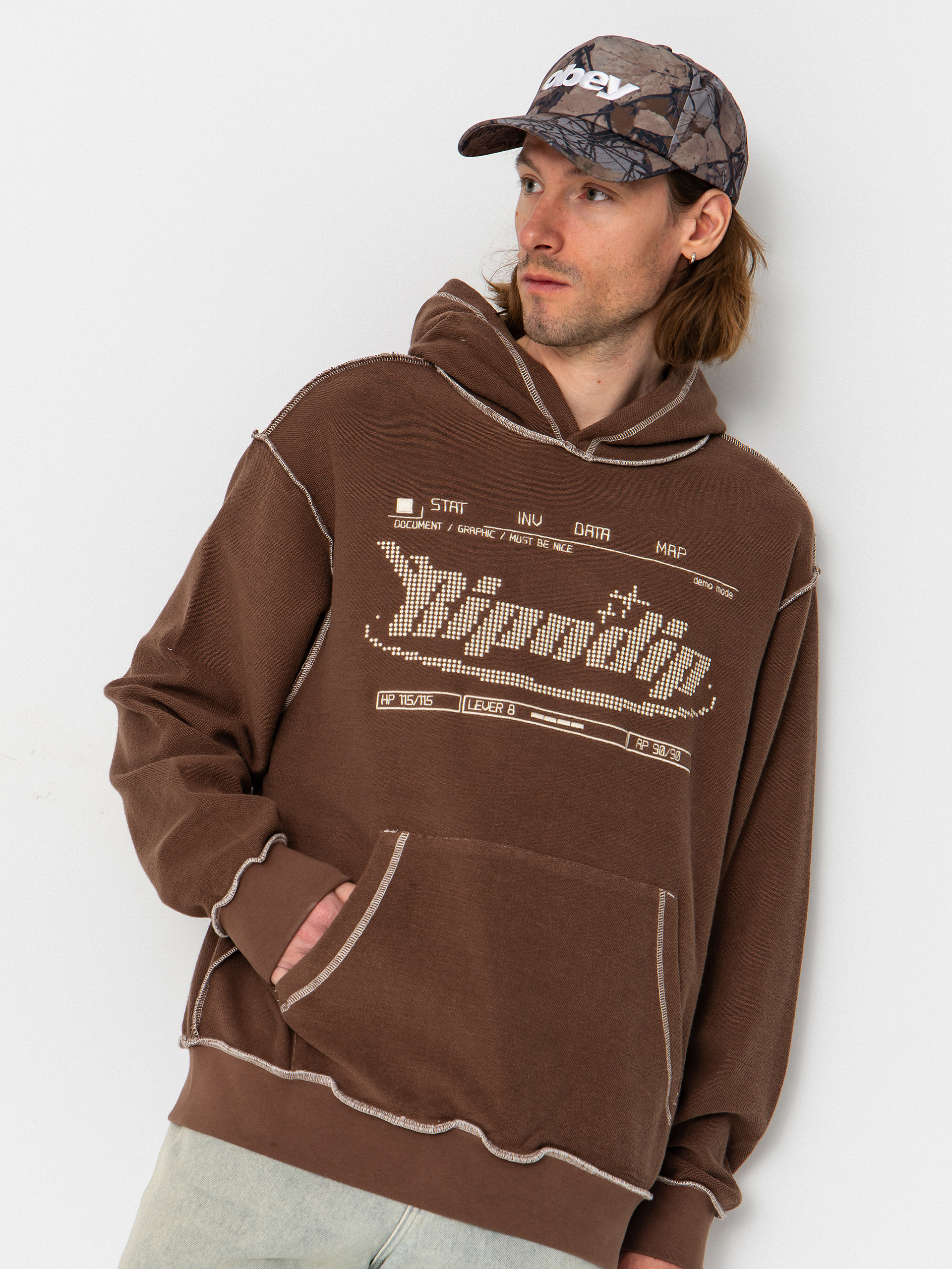 Bluza z kapturem RipNDip Overdrive HD (brown)