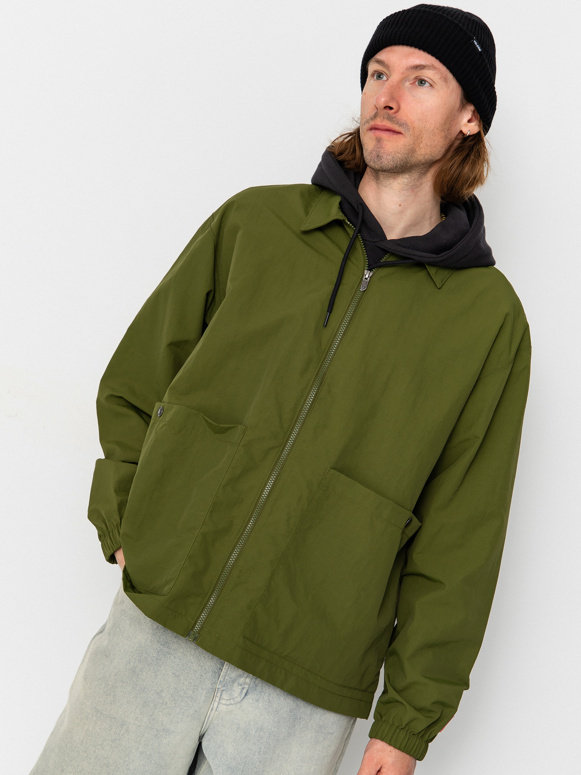 Longsleeve The North Face Tnf Red Box Nylon (woodland green)