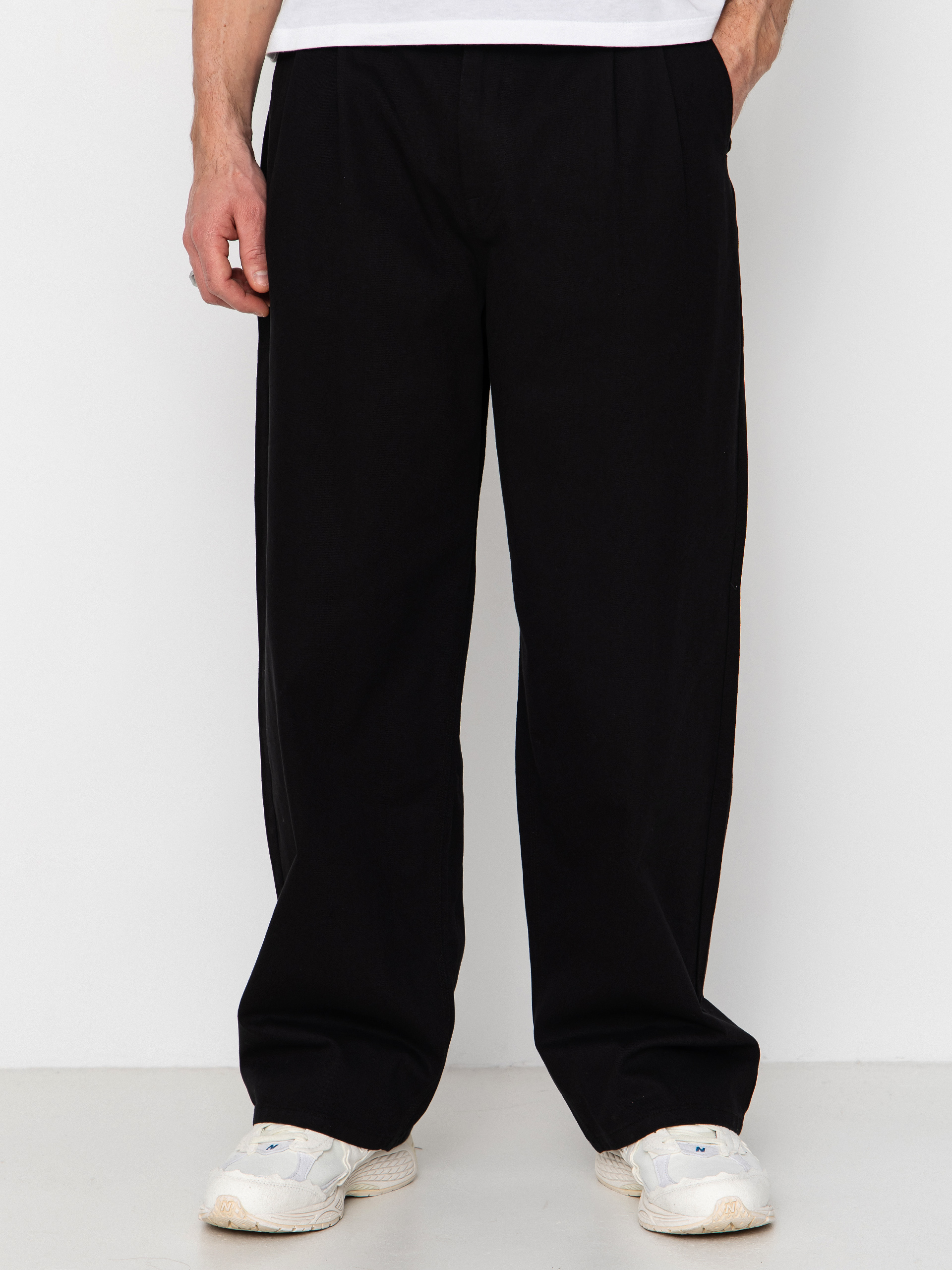 Spodnie Volcom Baggos Pleat (black)