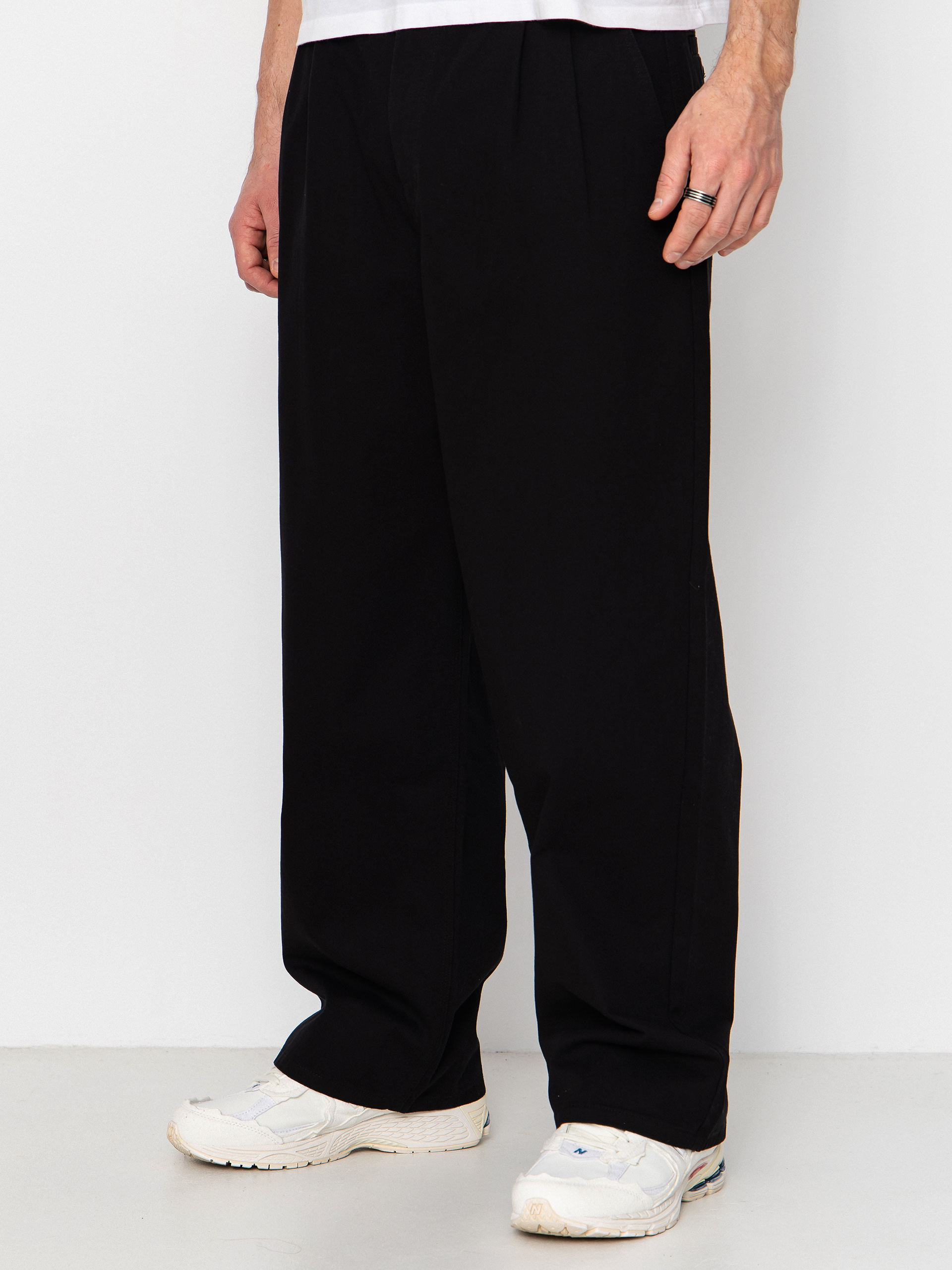 Spodnie Volcom Baggos Pleat (black)