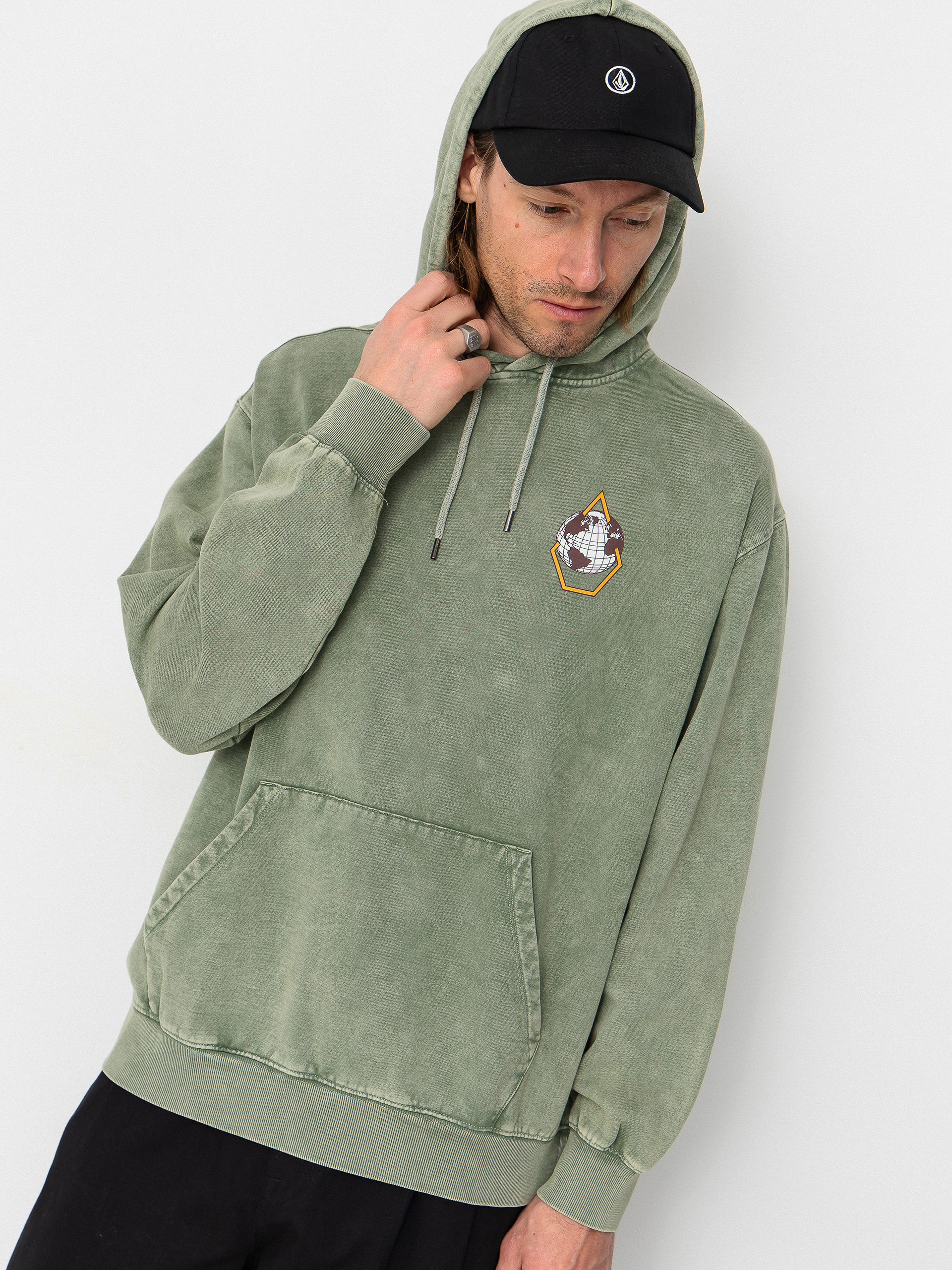 Bluza z kapturem Volcom Earth Tripper HD (brolive)
