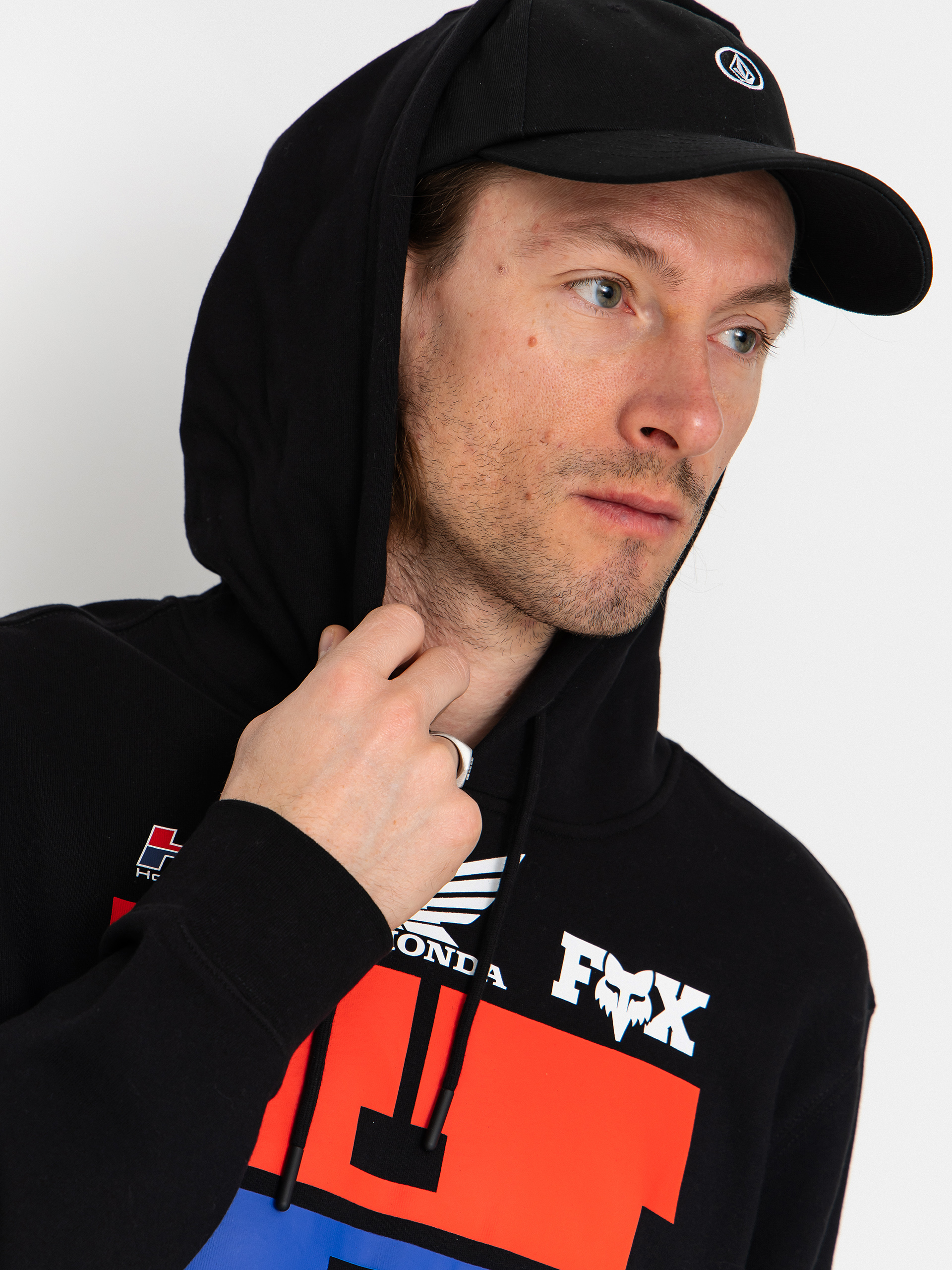 Bluza z kapturem Fox Honda HD (black)
