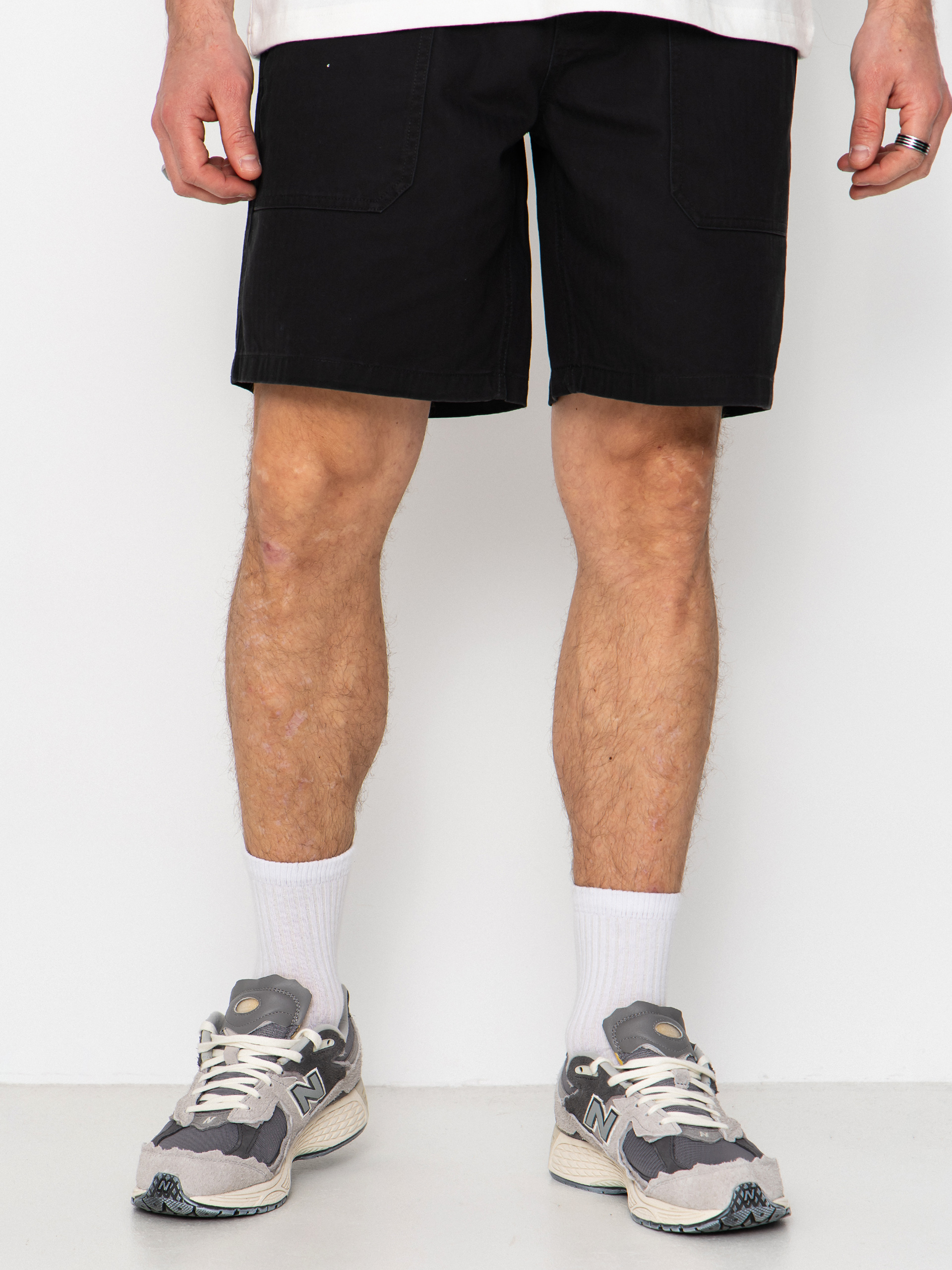 Szorty Brixton Surplus Vw Herringbone (washed black)