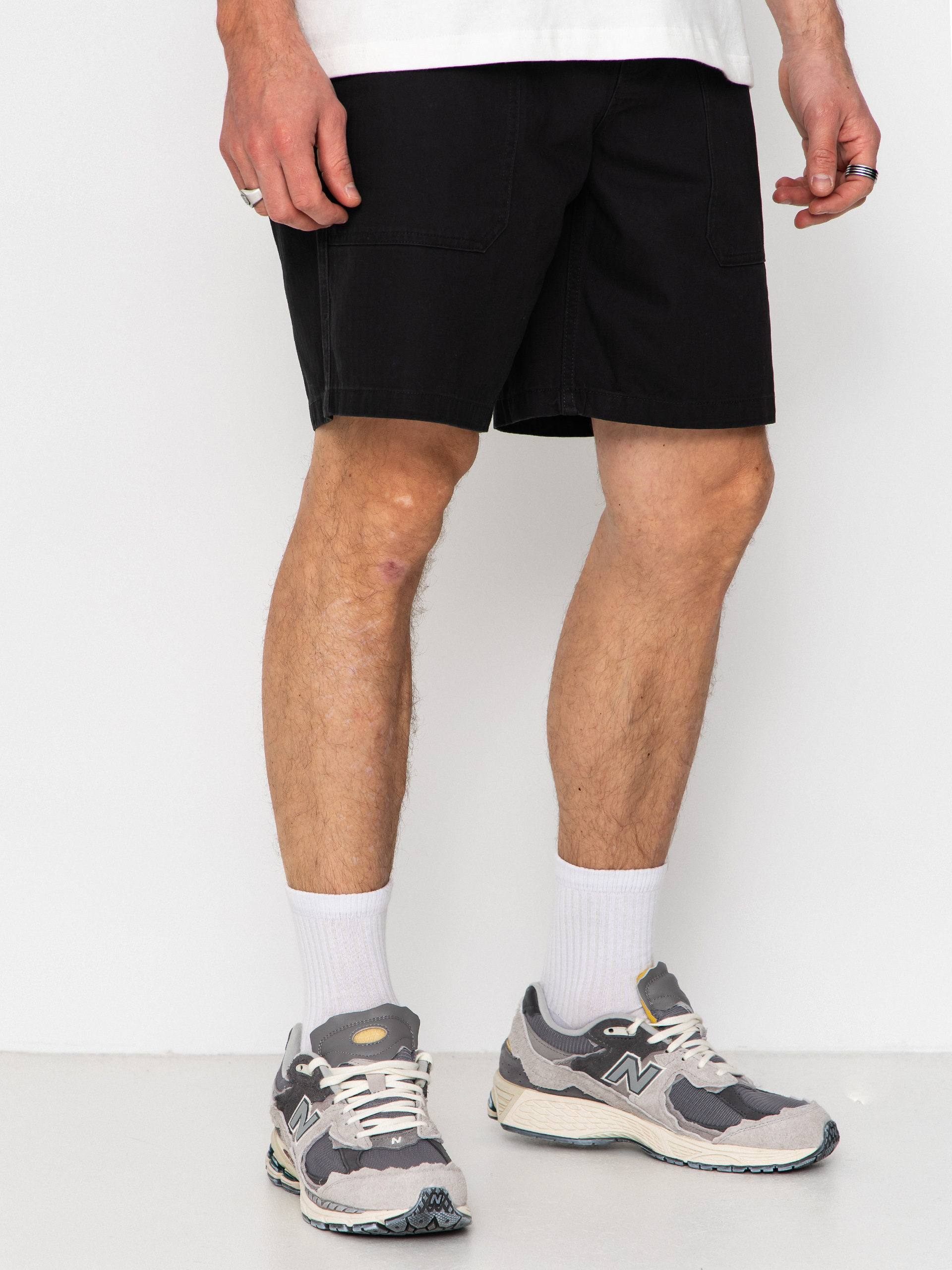 Szorty Brixton Surplus Vw Herringbone (washed black)