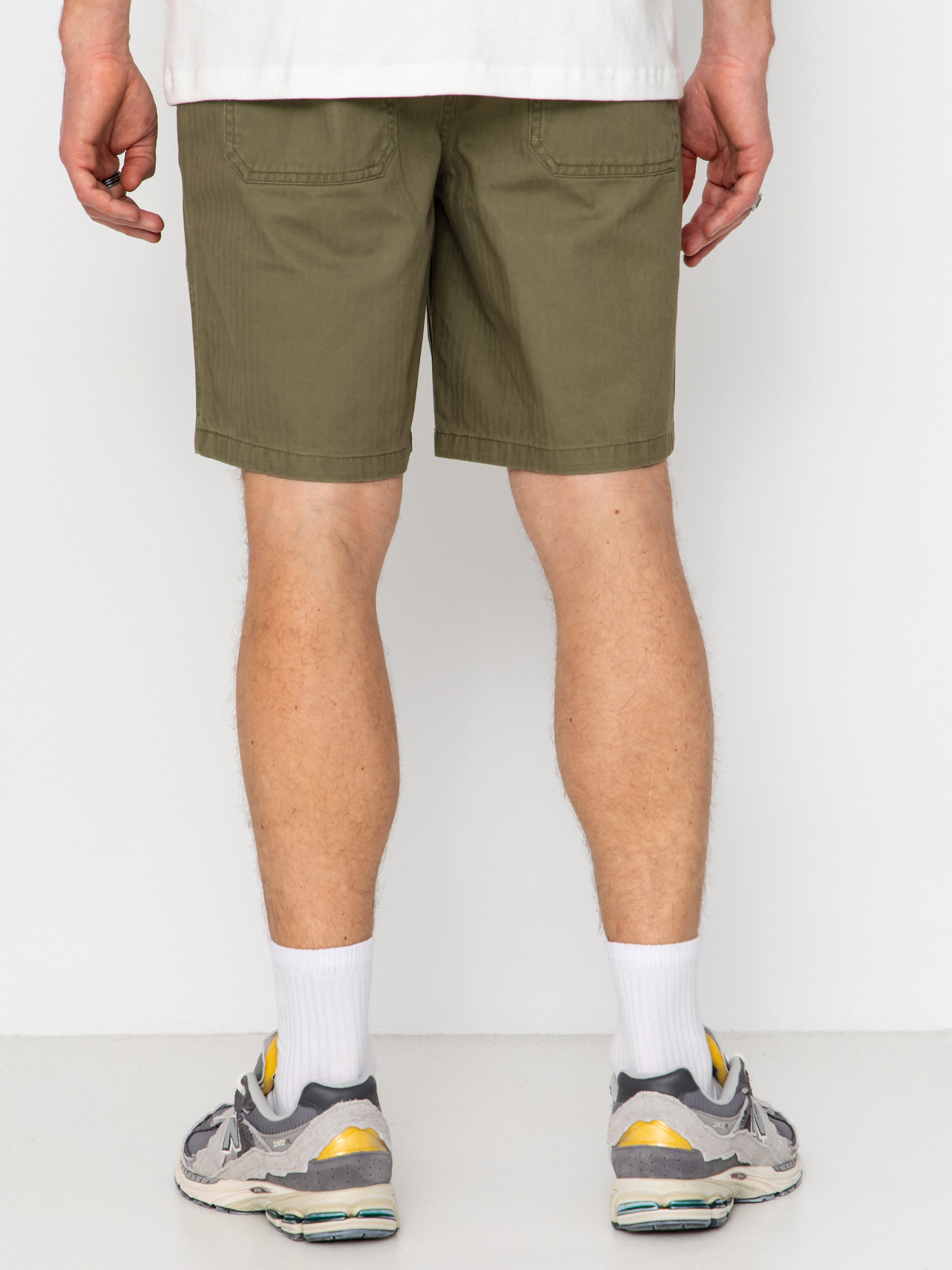 Szorty Brixton Surplus Vw Herringbone (washed olive green)