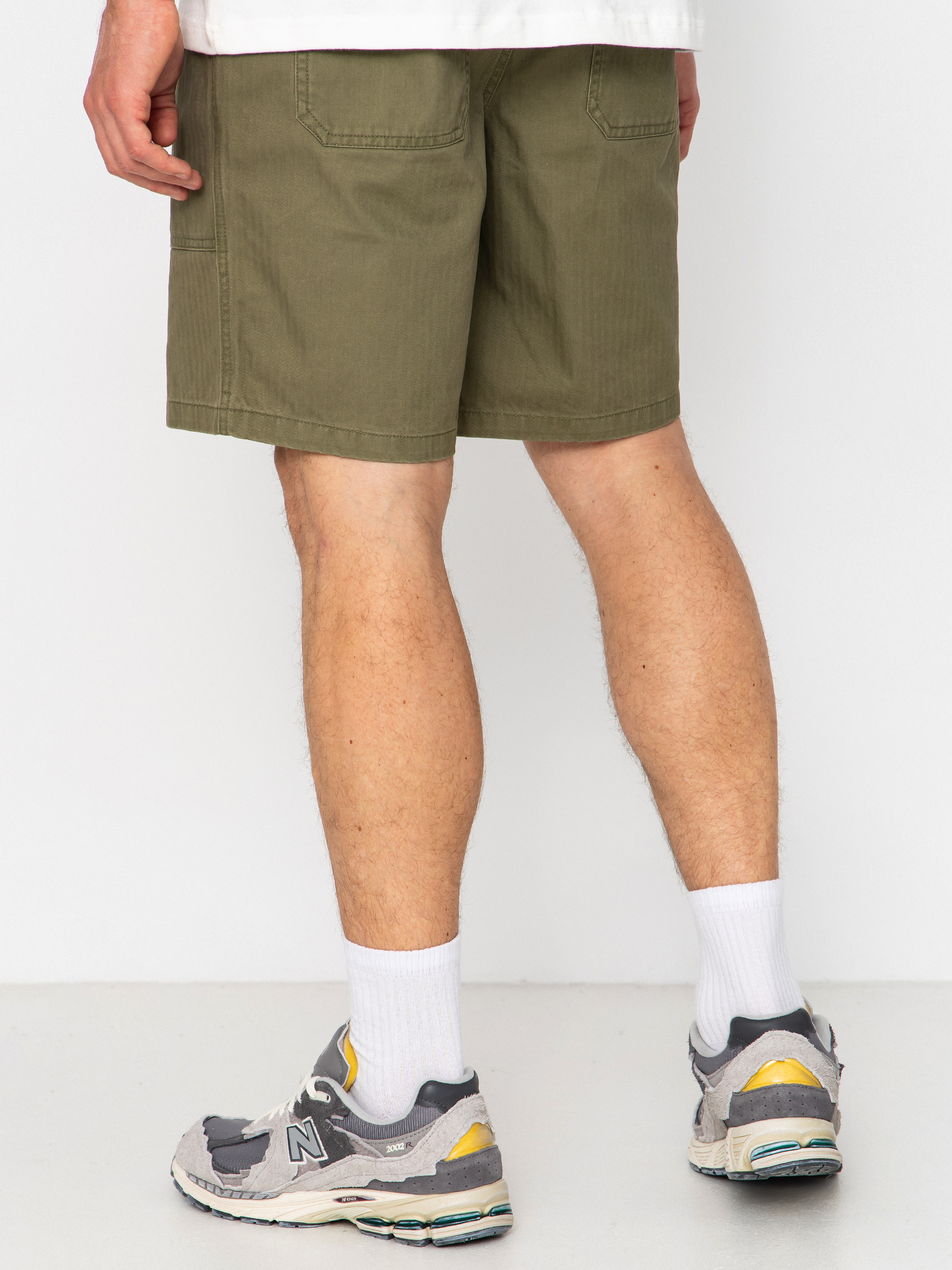 Szorty Brixton Surplus Vw Herringbone (washed olive green)