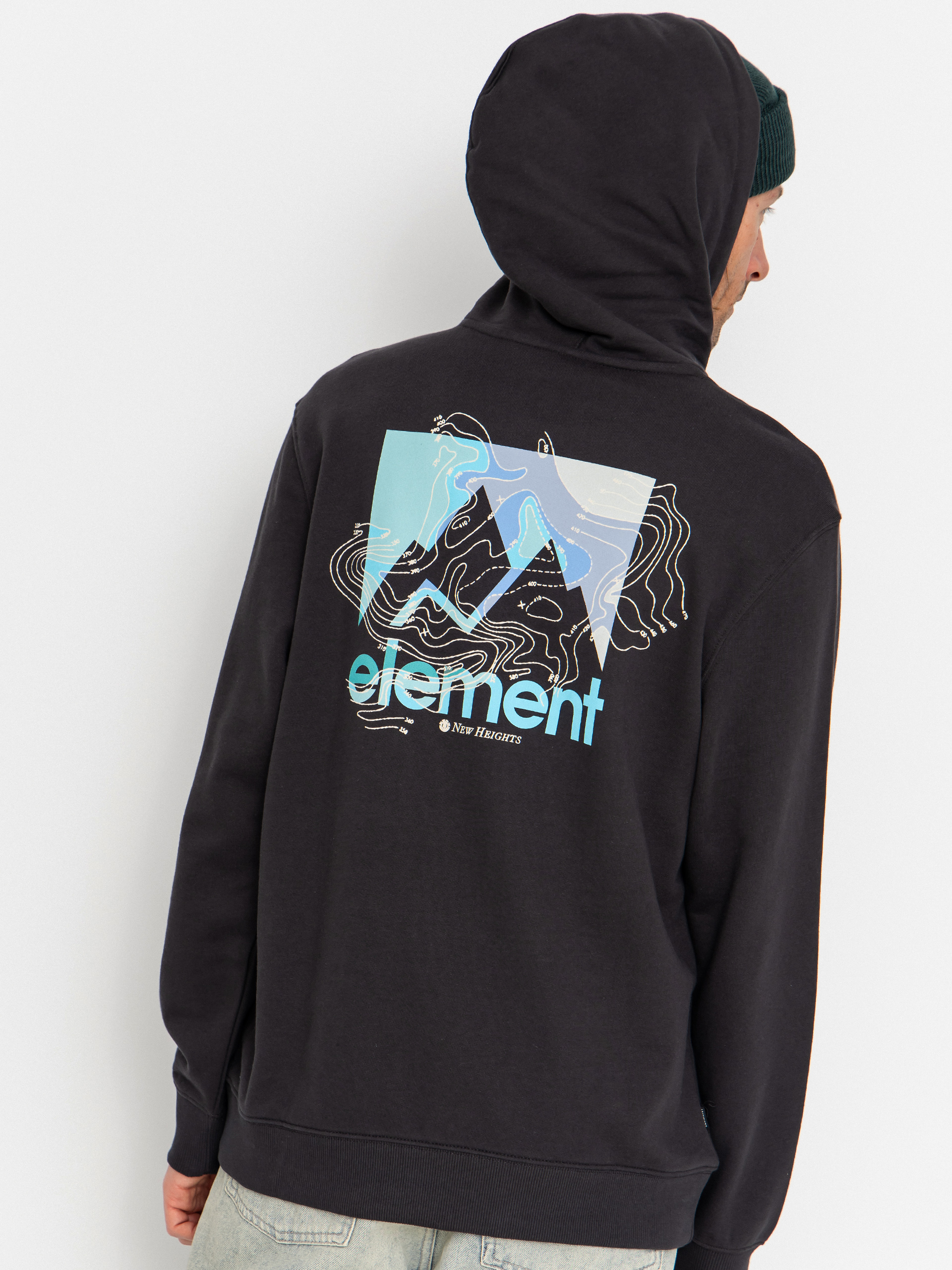 Bluza z kapturem Element New Heights HD (off black)