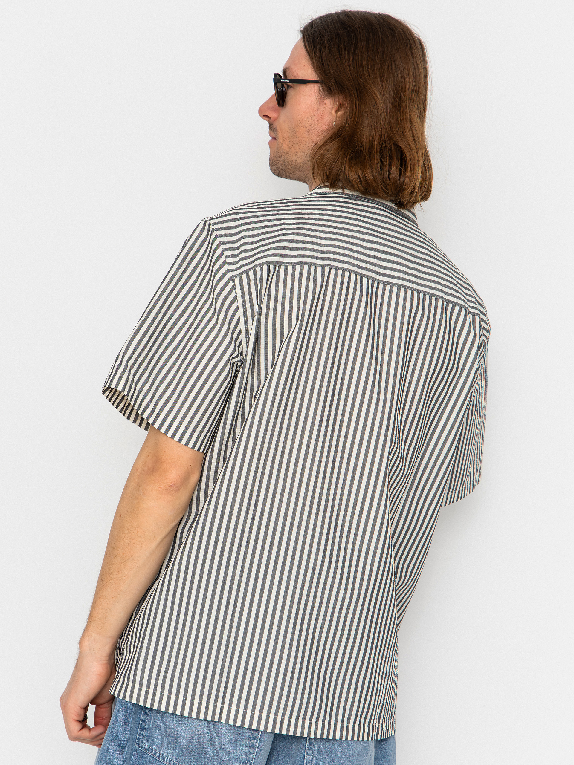 Koszula Carhartt WIP Leavel (leavel stripe/black/wax)