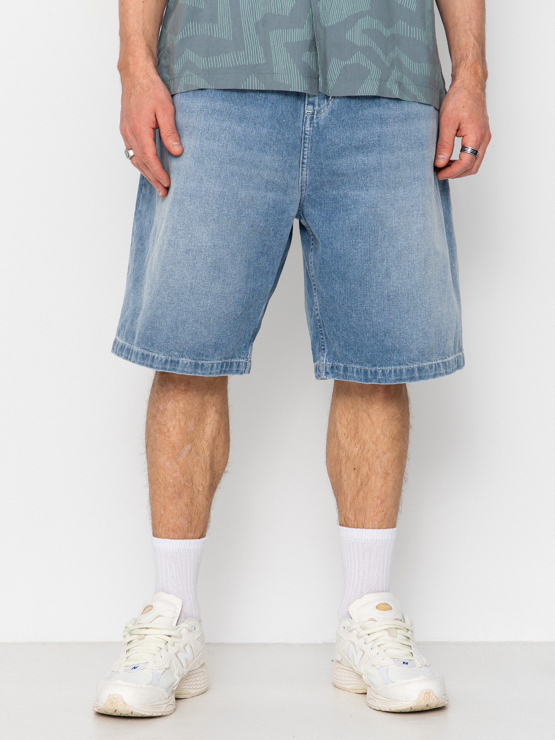 Szorty Carhartt WIP Brandon (blue light true washed)