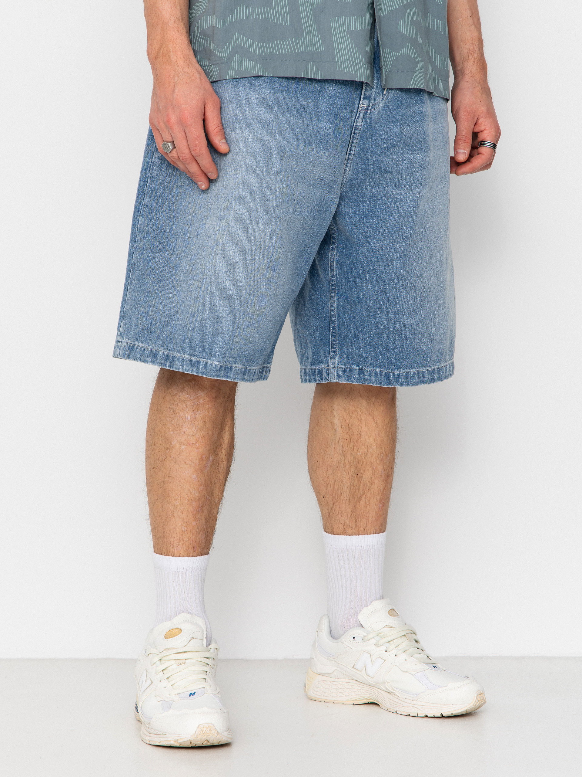 Szorty Carhartt WIP Brandon (blue light true washed)