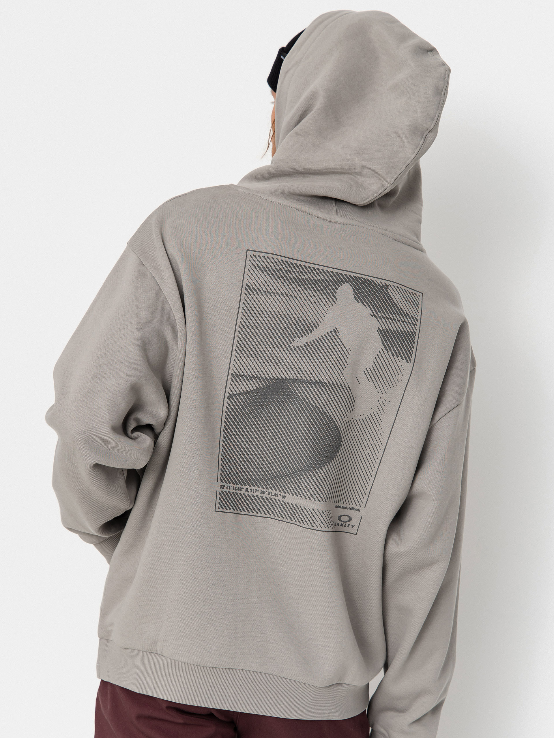 Bluza z kapturem Oakley Sandboard HD (cement)