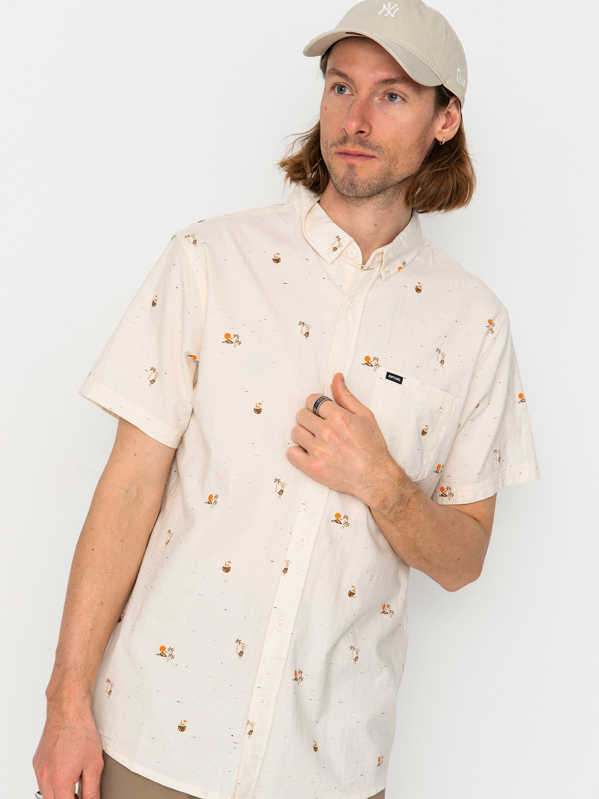 Koszula Rip Curl Skelly Breach (off white)