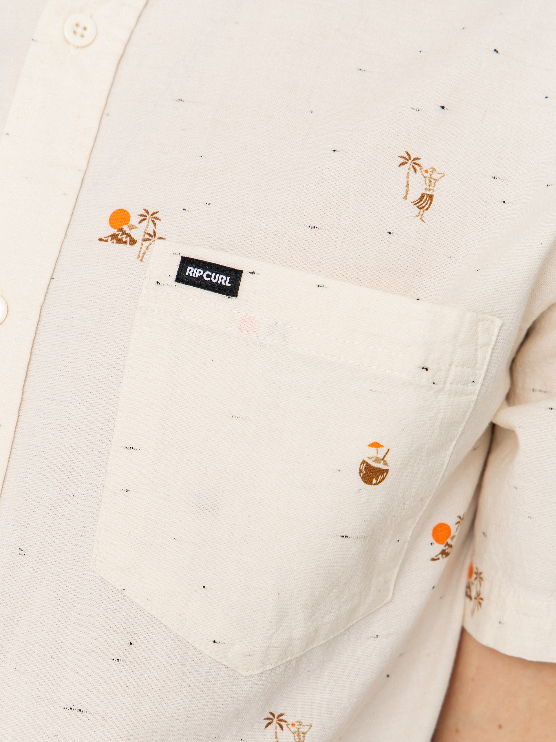 Koszula Rip Curl Skelly Breach (off white)