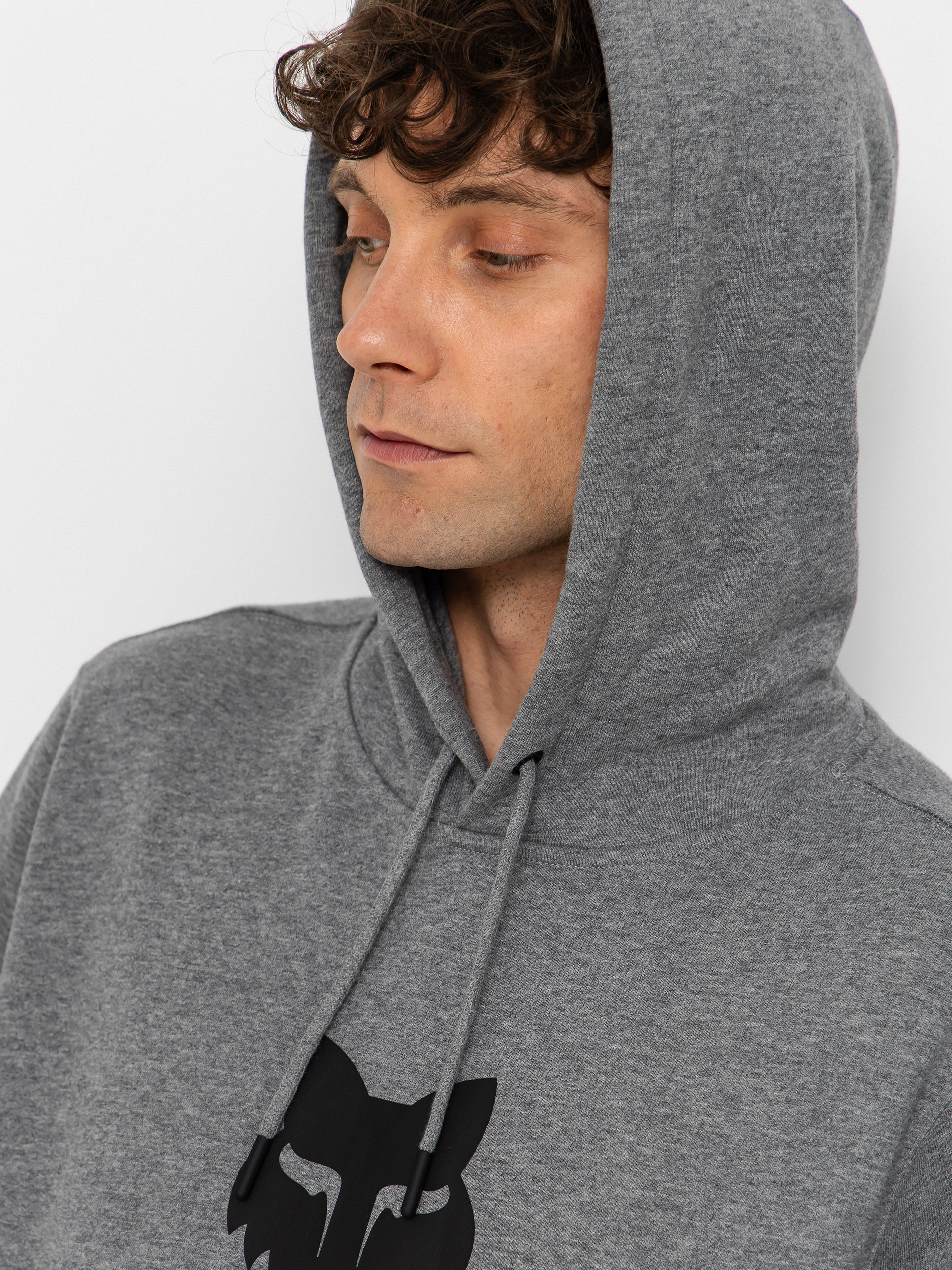 Bluza z kapturem Fox Fox Head HD (heather graphite)