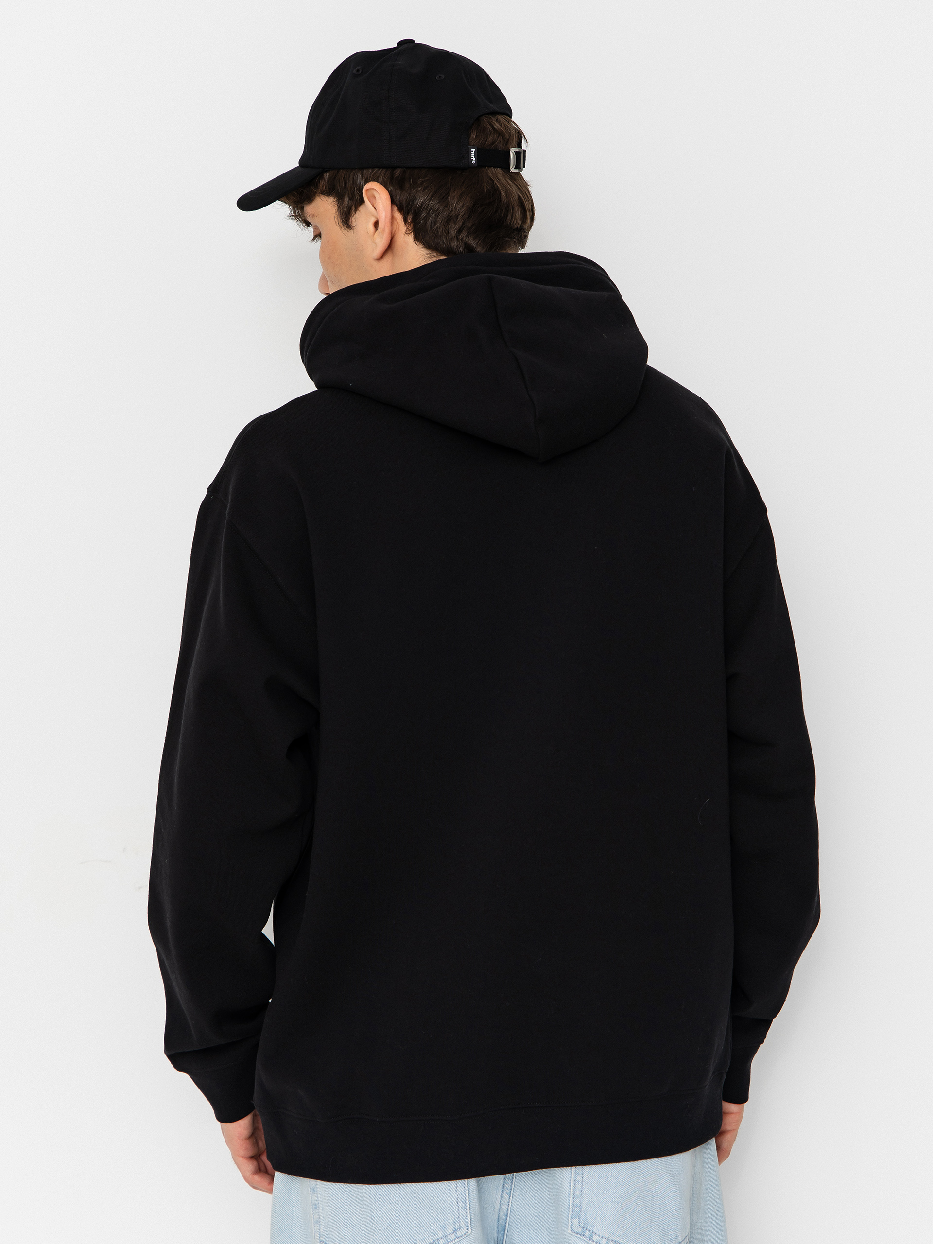 Bluza z kapturem HUF Classic Arch HD (black)
