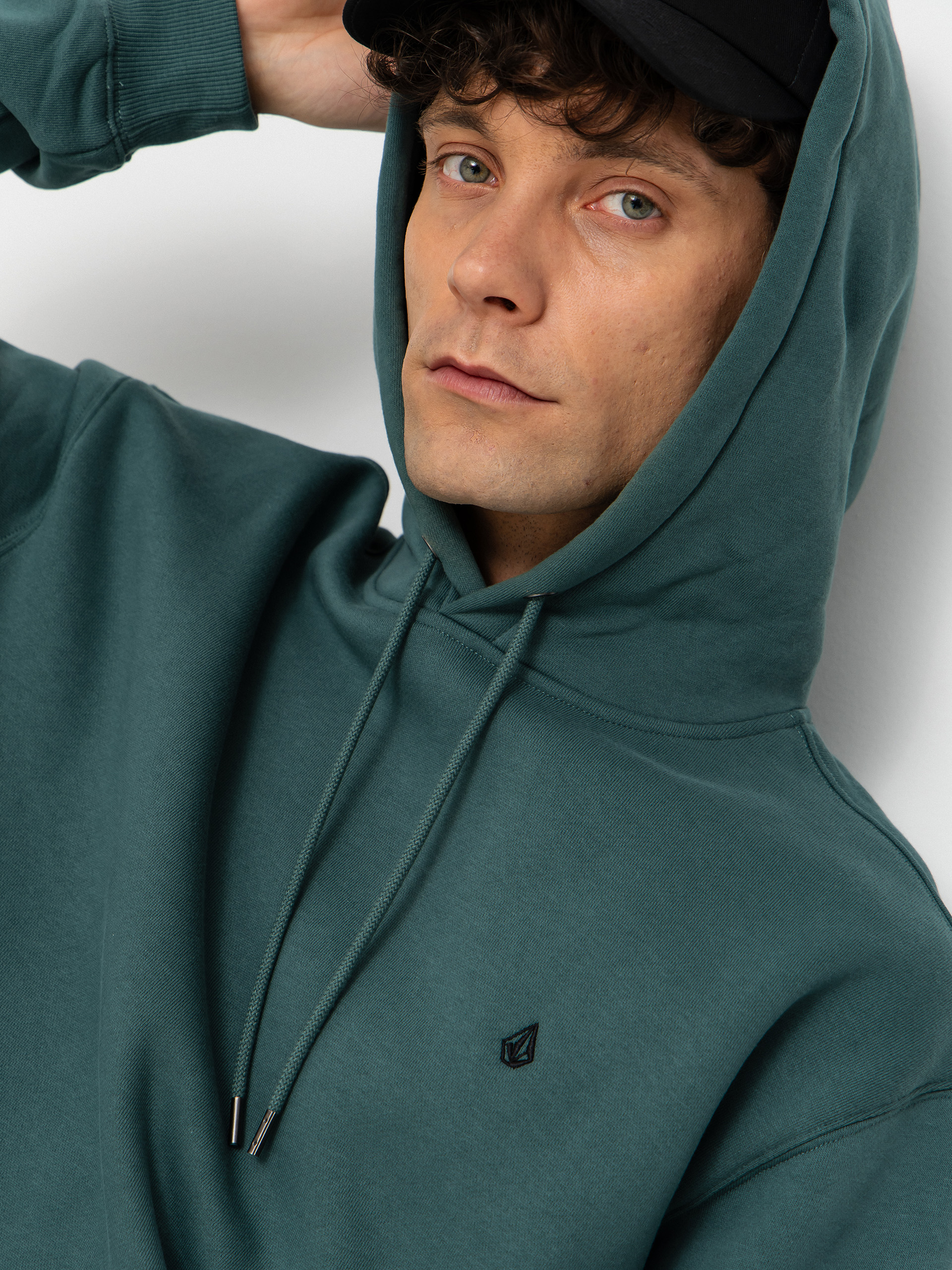 Bluza z kapturem Volcom Single Stone HD (rifle green)