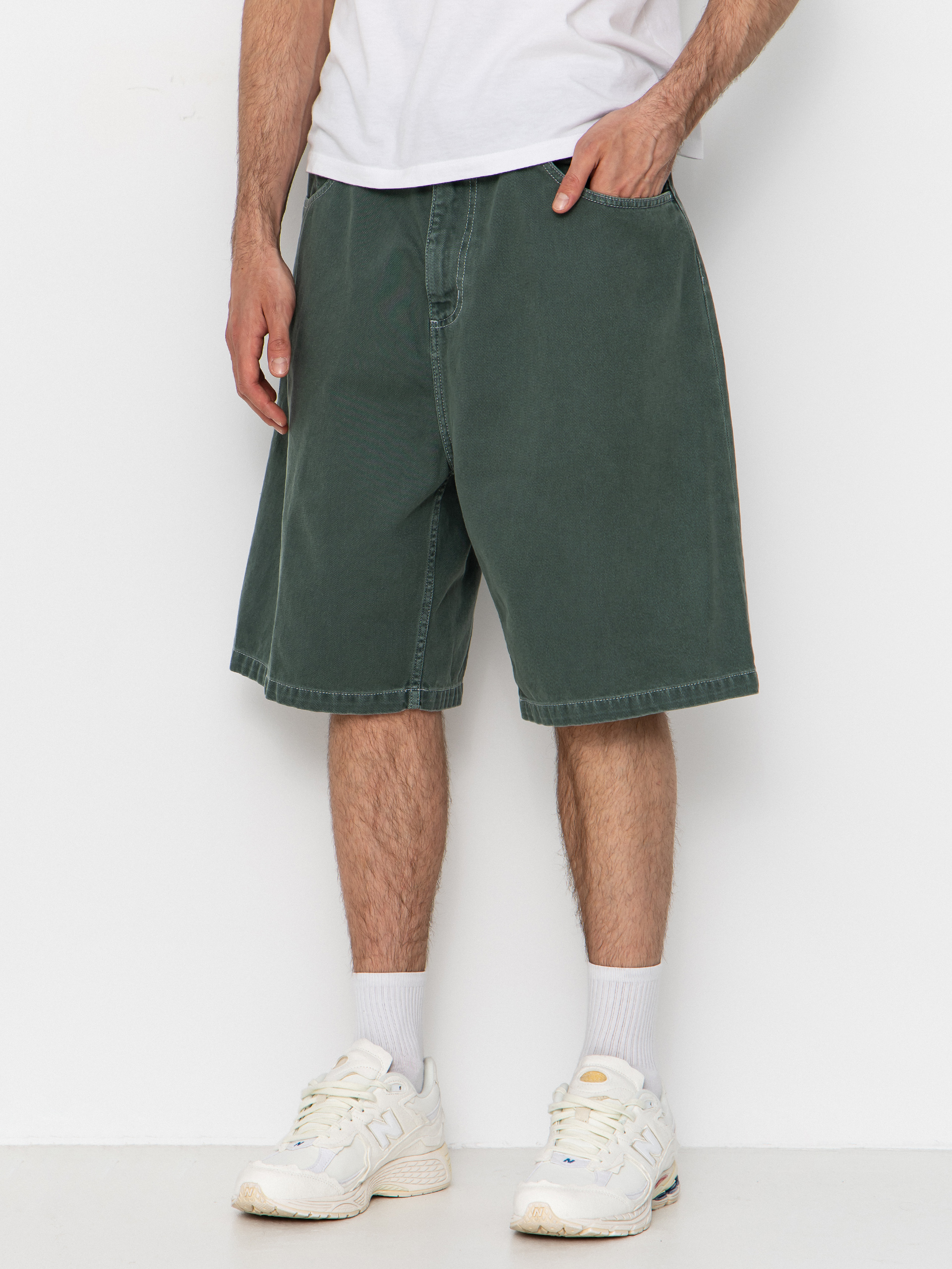 Szorty Carhartt WIP Brandon (velvet green)