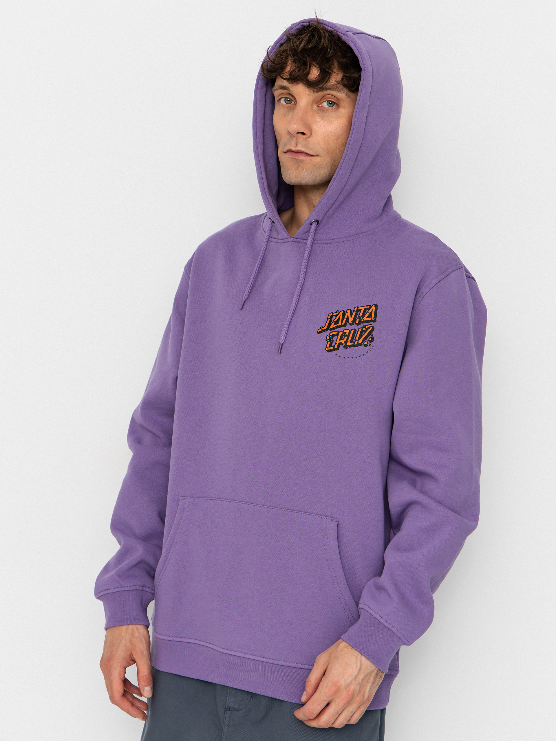 Bluza z kapturem Santa Cruz Roskopp Screaming Five HD (purple haze)
