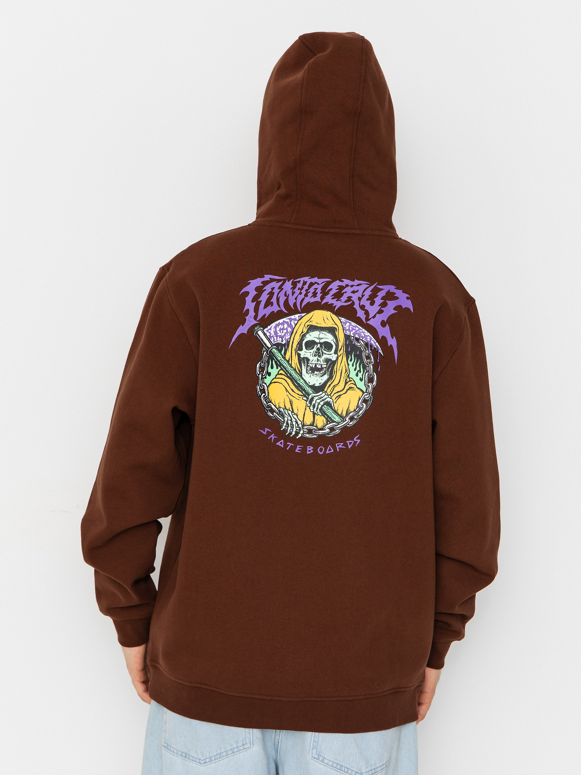 Bluza z kapturem Santa Cruz Out Of Time HD (coffee)