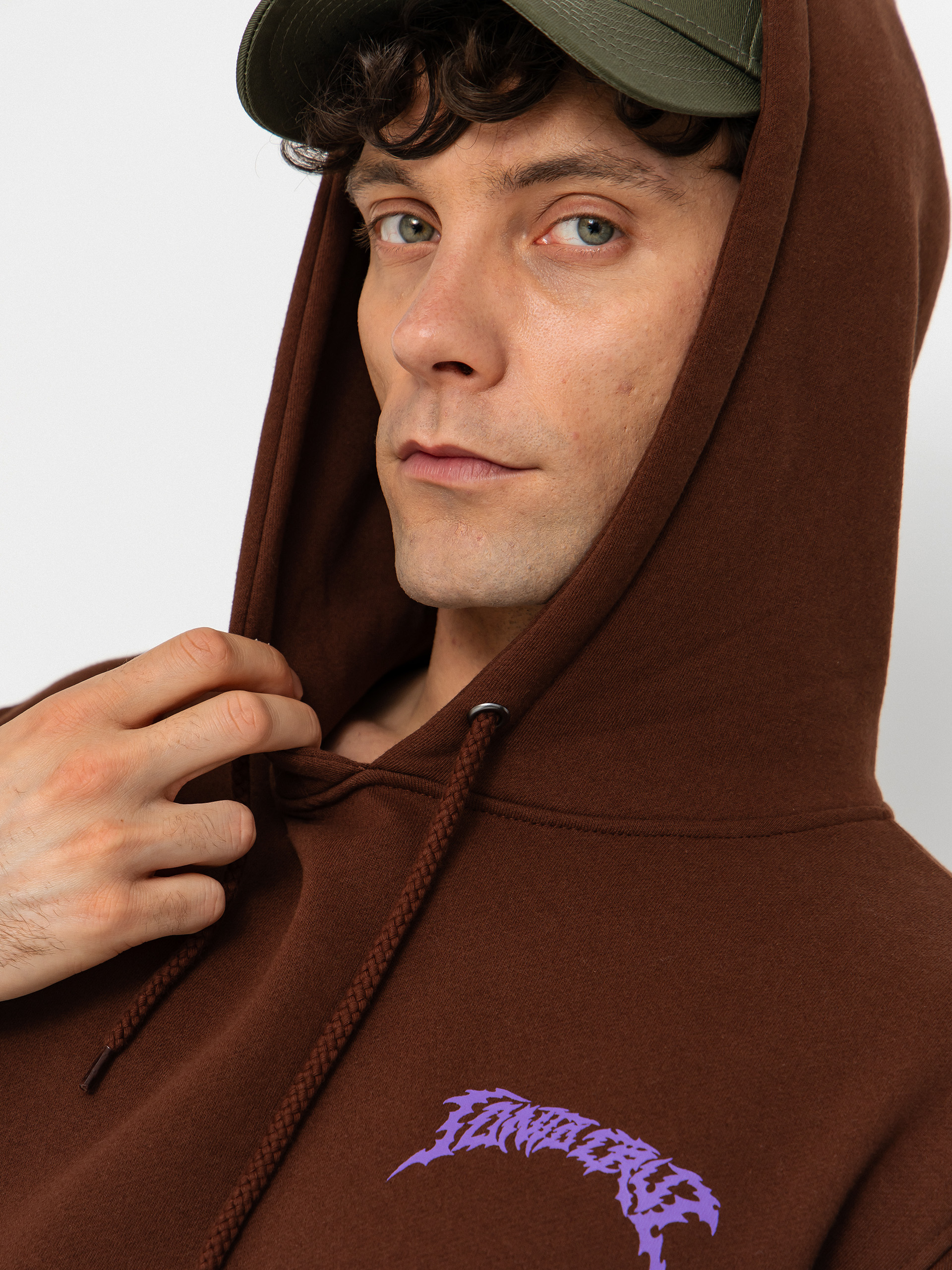 Bluza z kapturem Santa Cruz Out Of Time HD (coffee)
