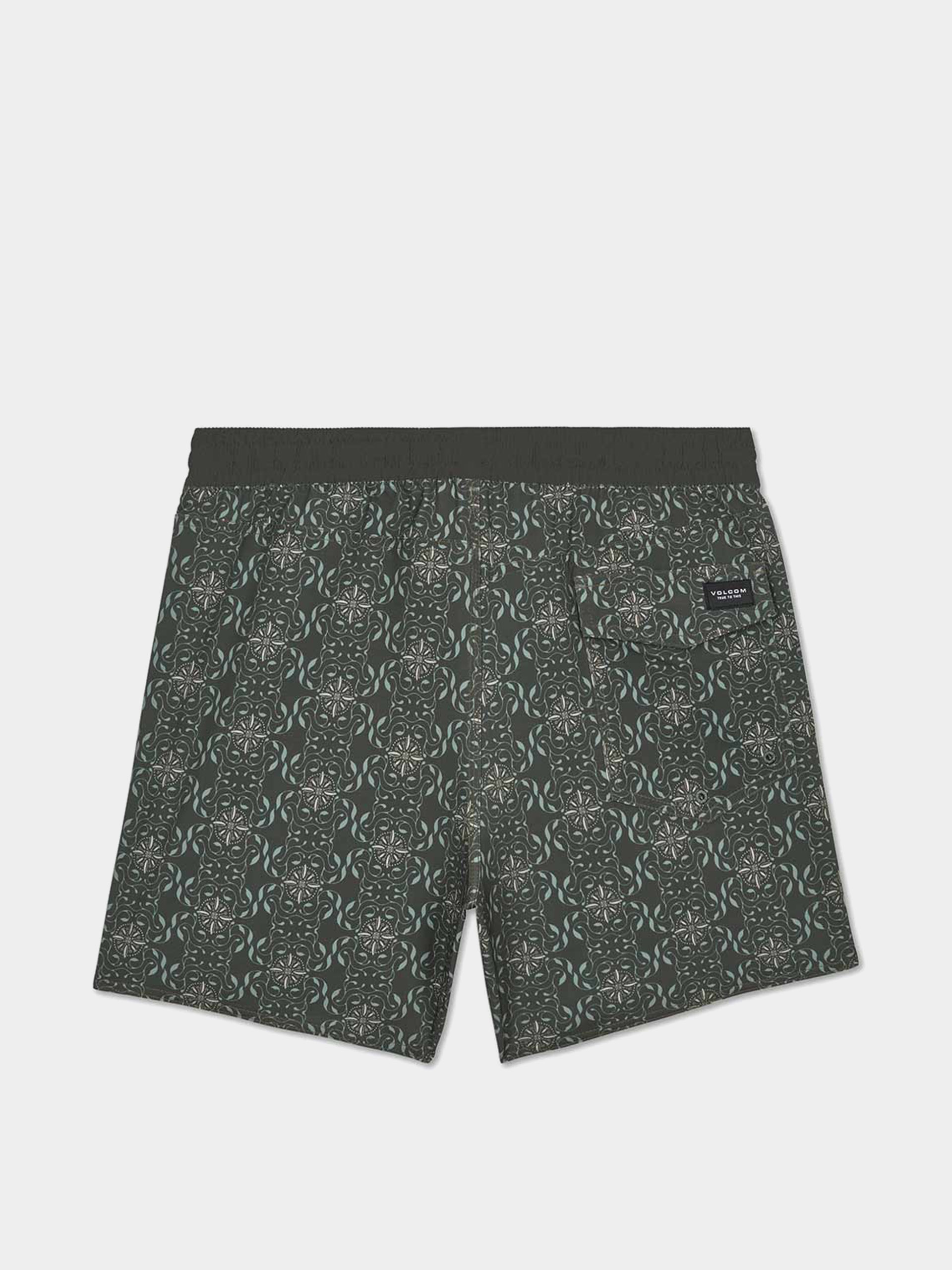 Szorty Volcom Lido Print Trunk 16 (squadron green)