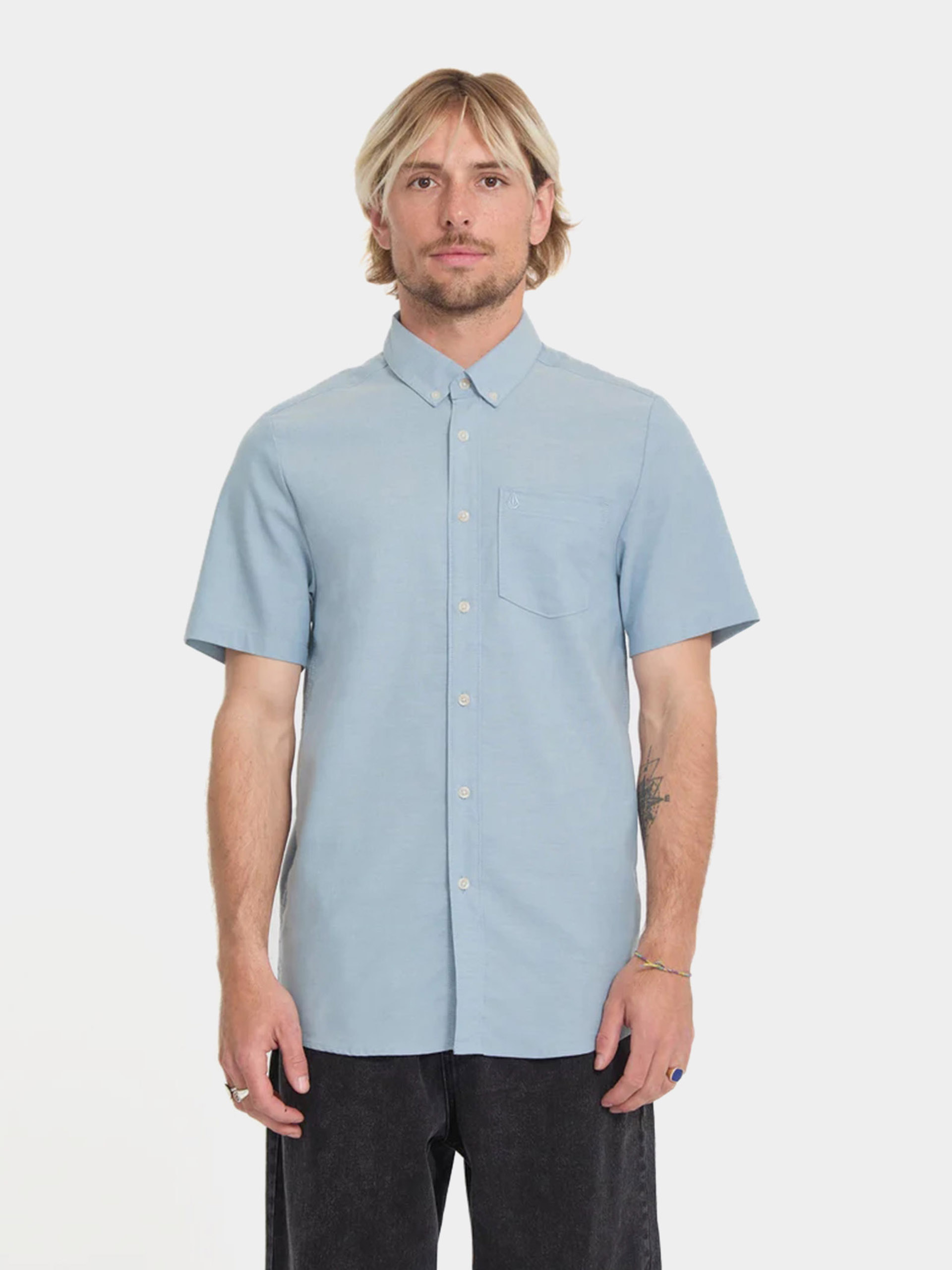 Koszula Volcom Everett Oxford (wrecked indigo)