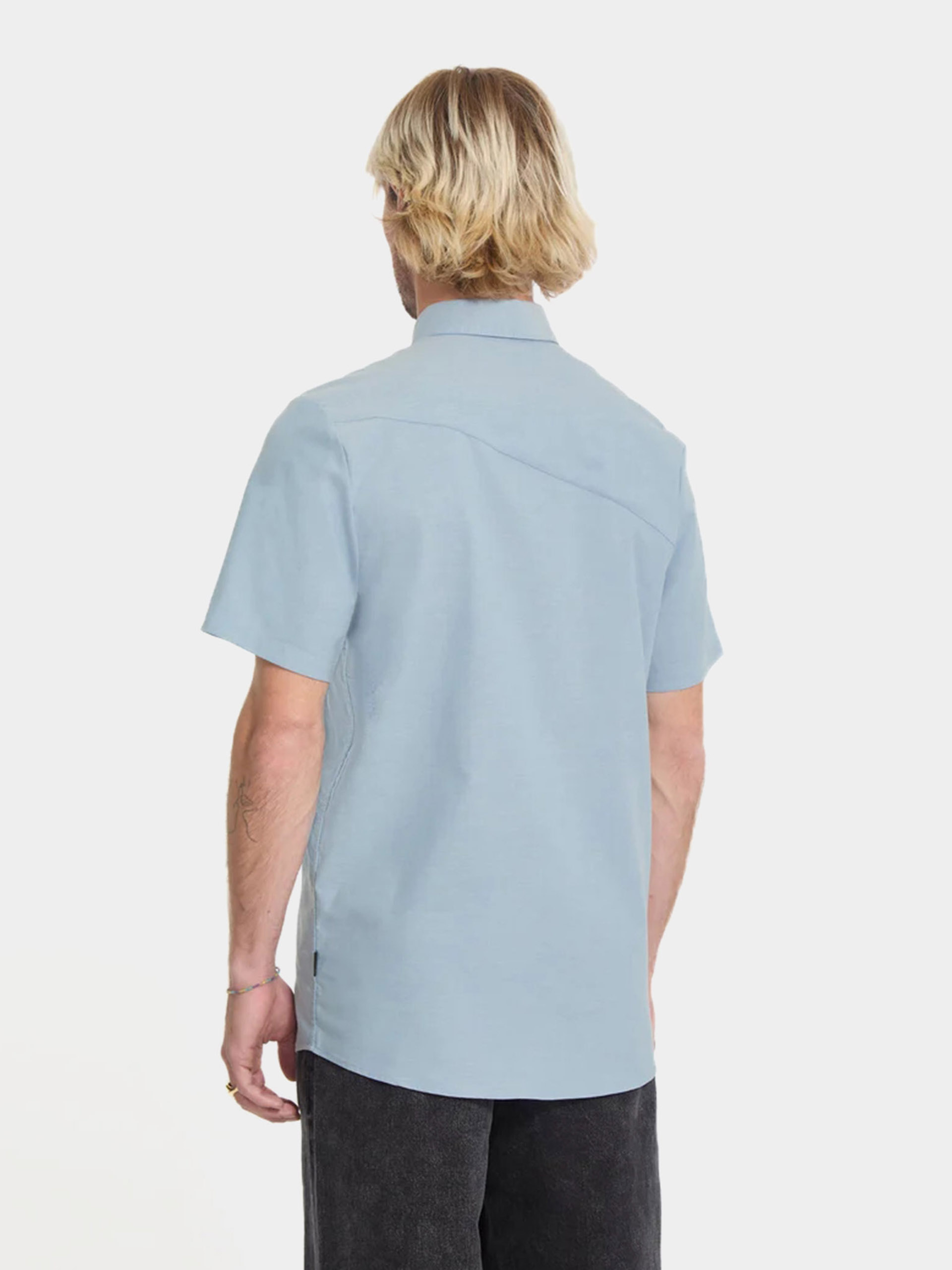 Koszula Volcom Everett Oxford (wrecked indigo)