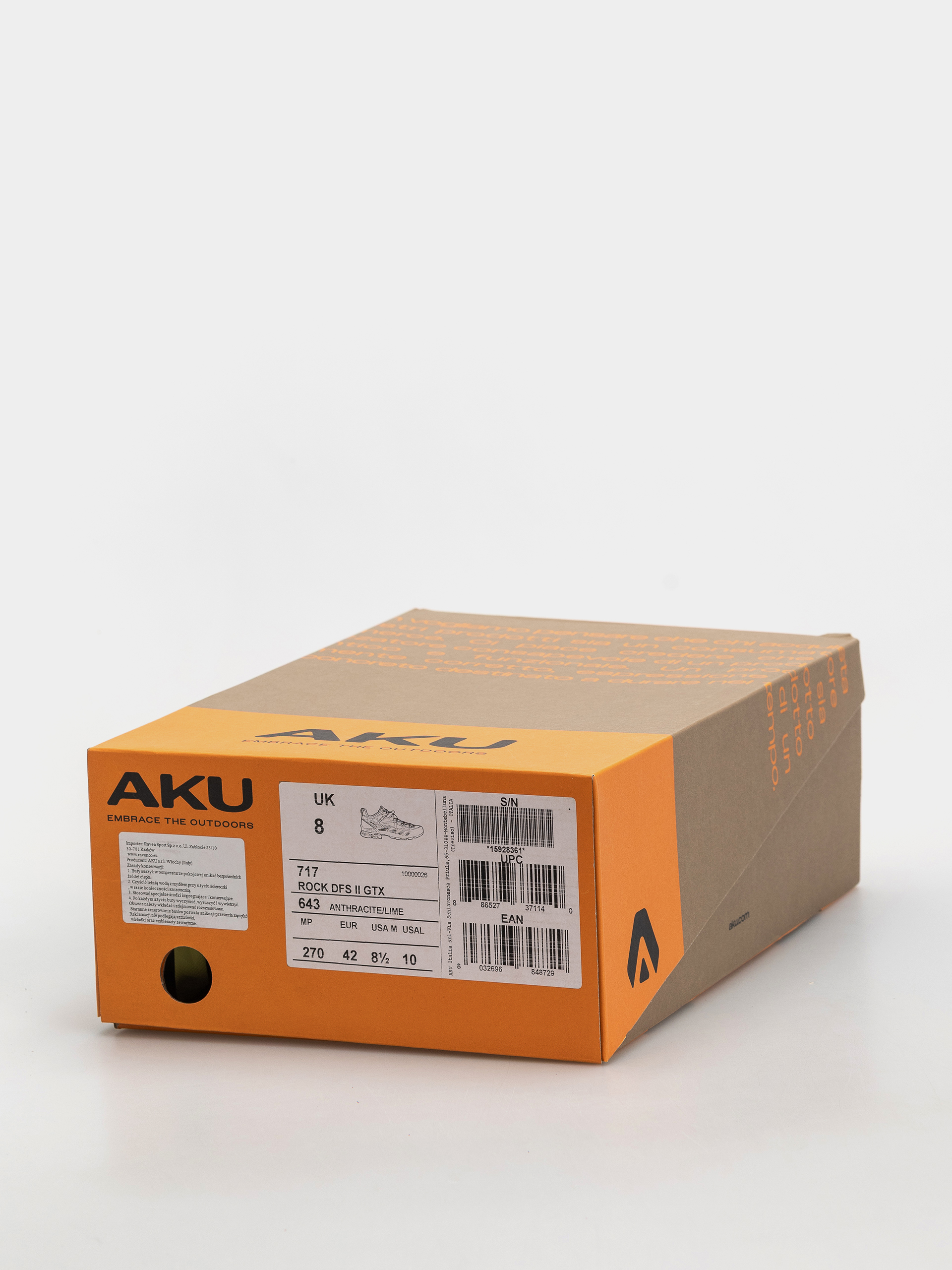 Buty AKU Rock DFS II GTX (anthracite/lime)