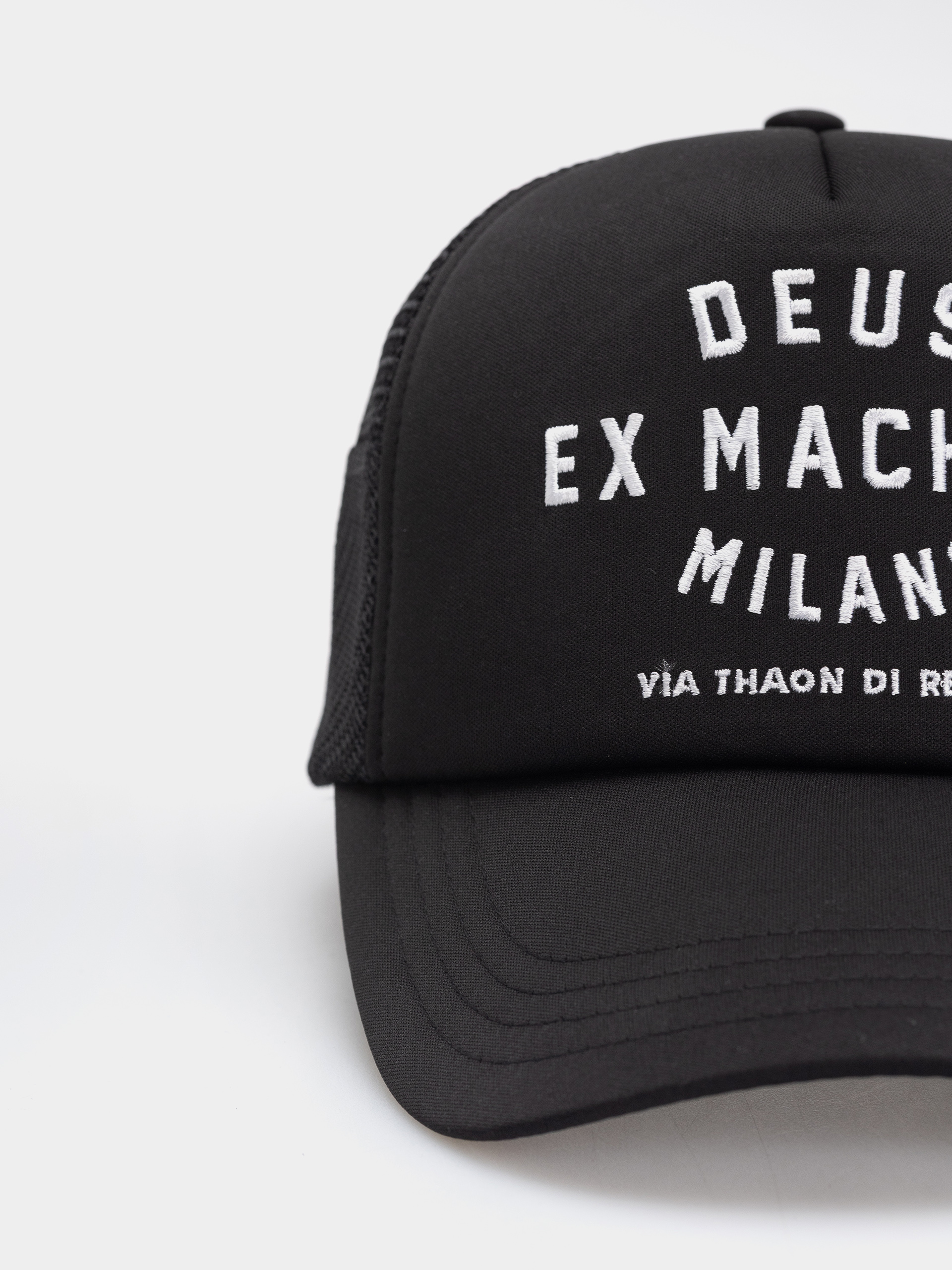 Czapka z daszkiem Deus Ex Machina Milano Address (black)