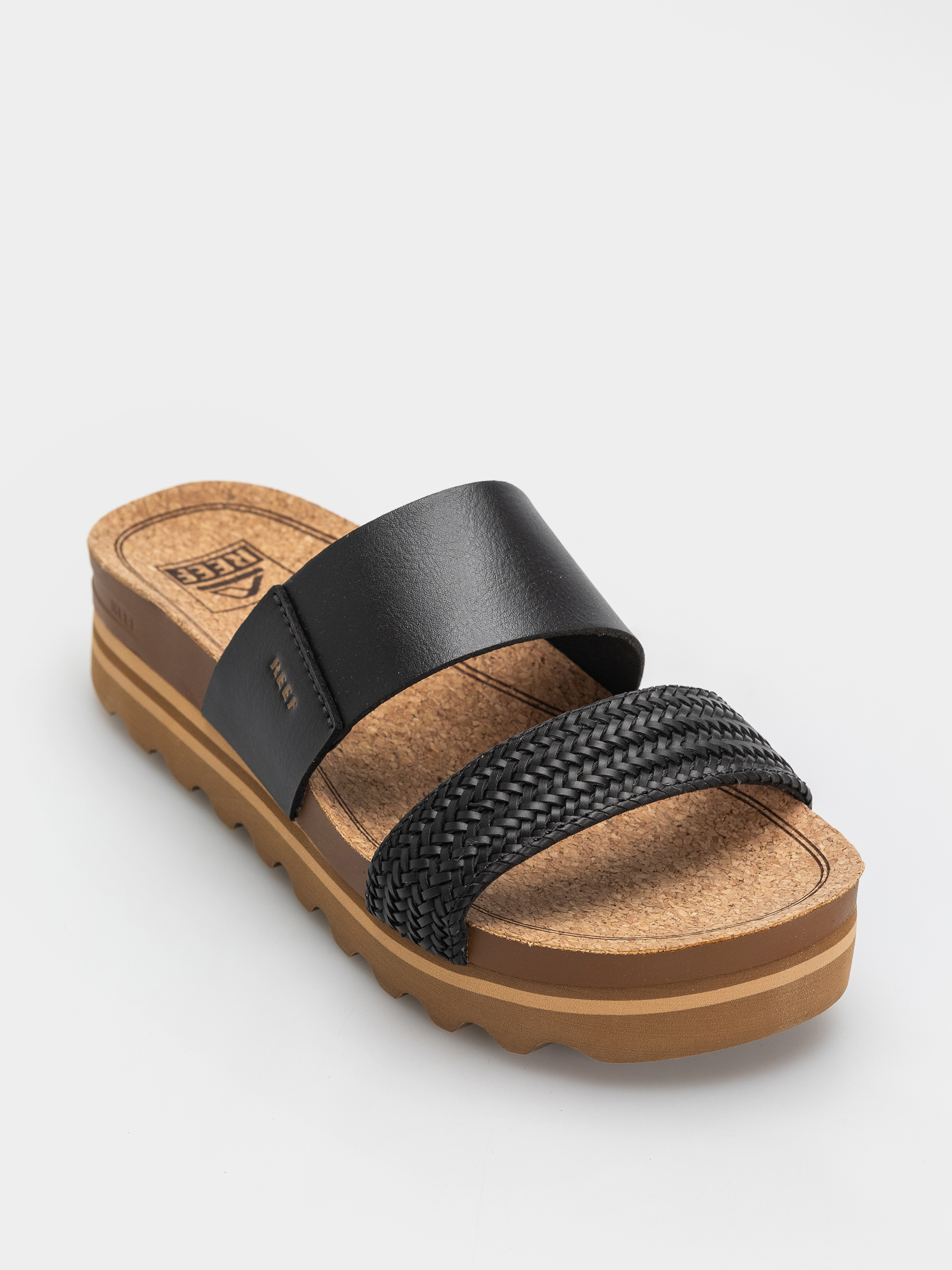 Klapki Reef Cushion Vista Hi Wmn (black braid)