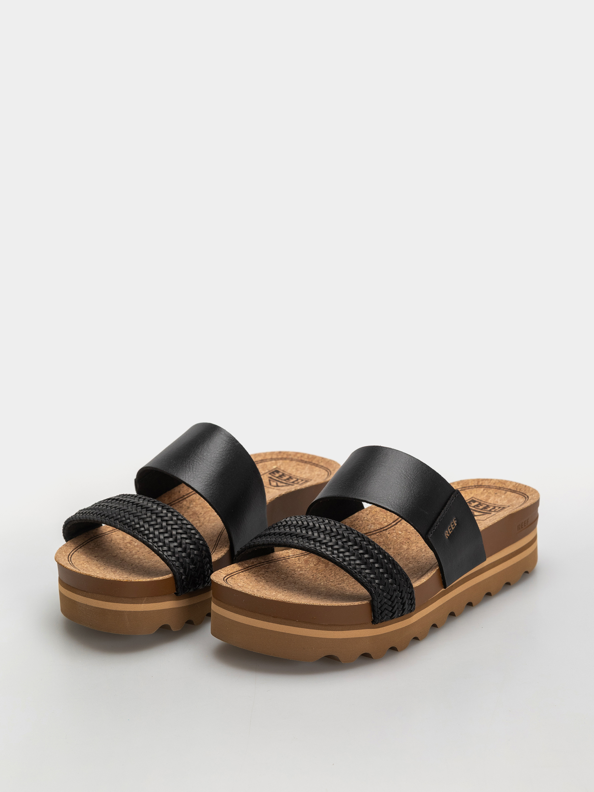 Klapki Reef Cushion Vista Hi Wmn (black braid)