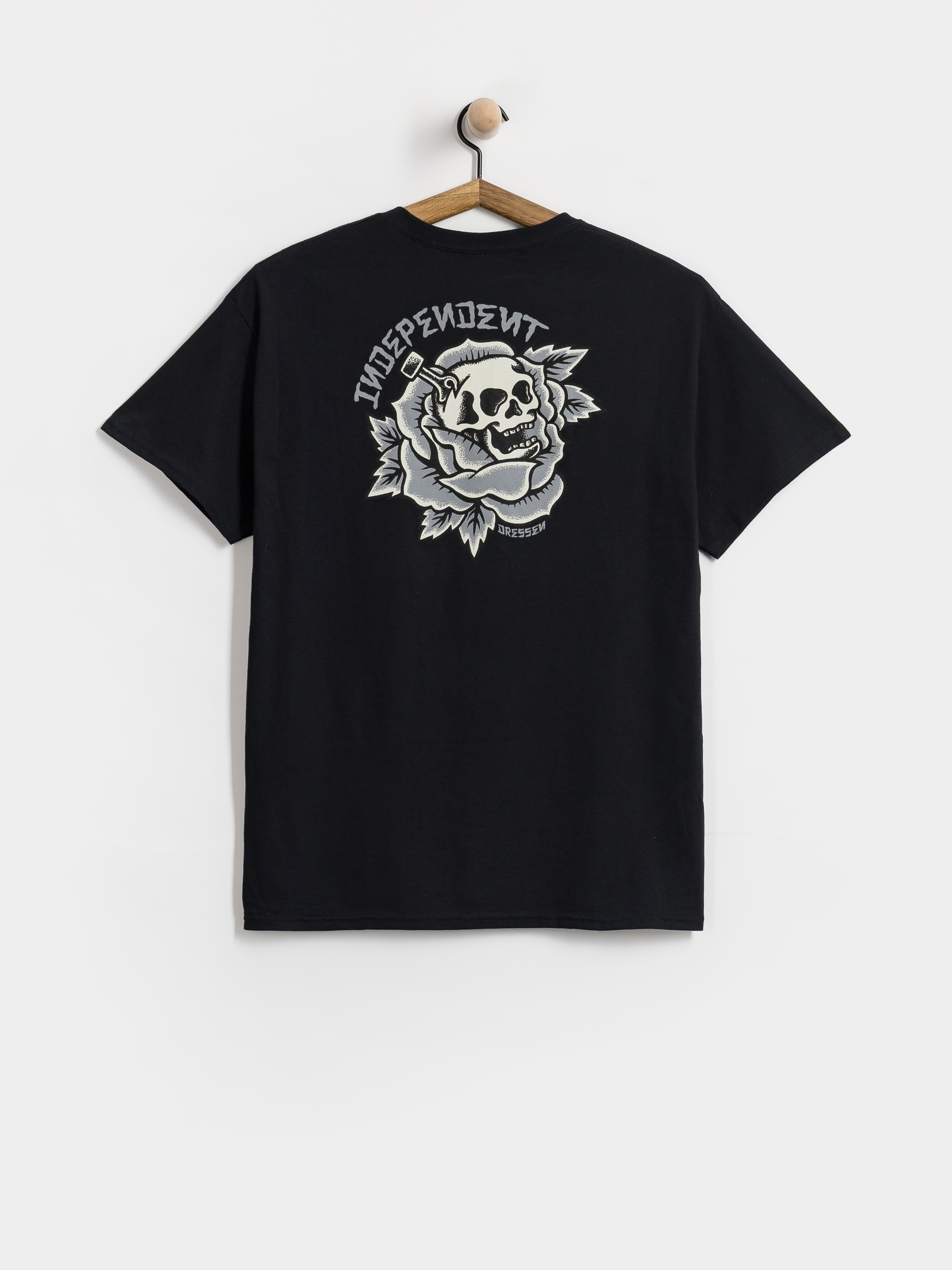 T-shirt Independent Dressen Skull Rose (black)