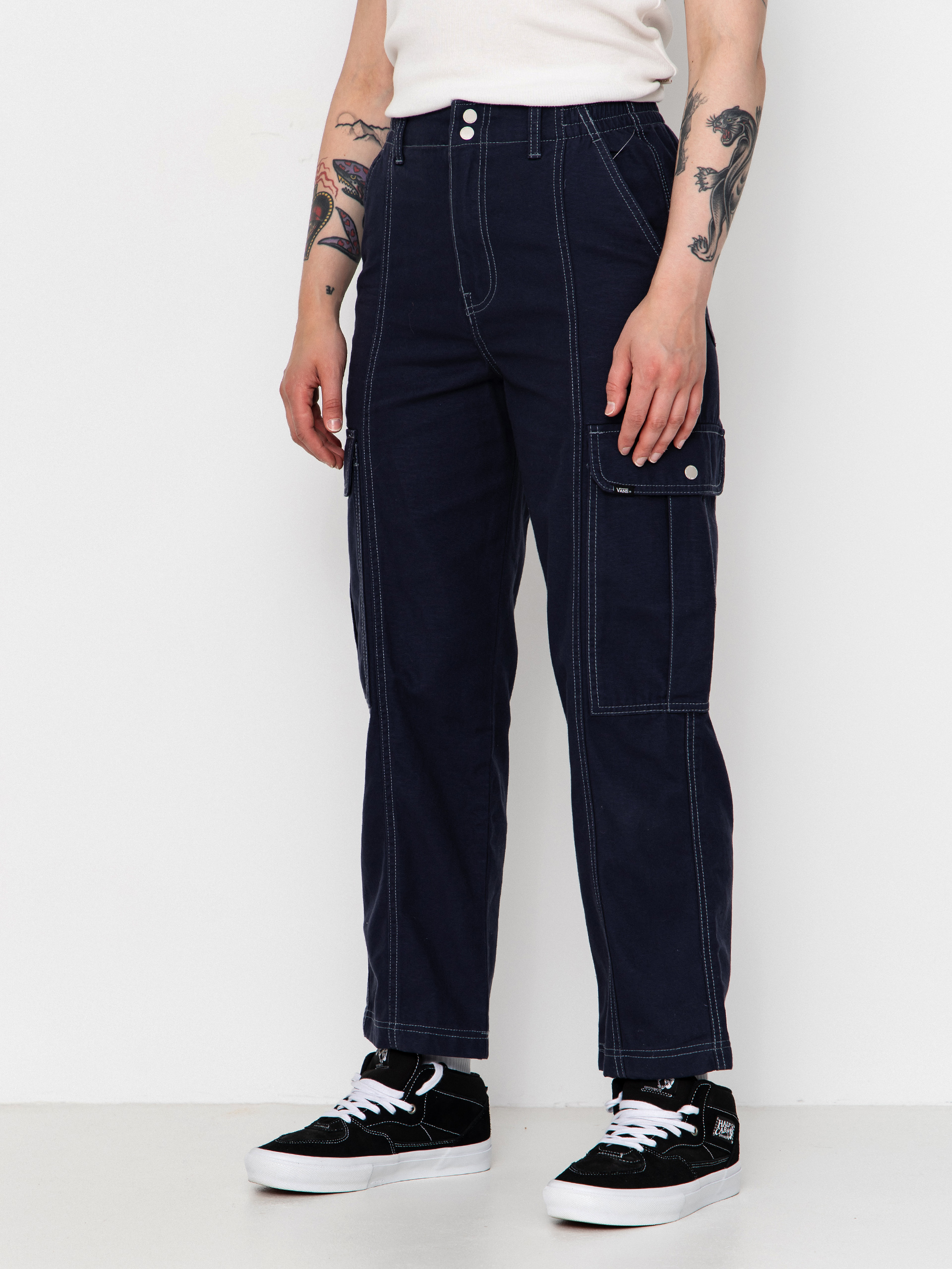 Spodnie Vans 6Oz Canvas Sidewalk Wmn (parisian night)